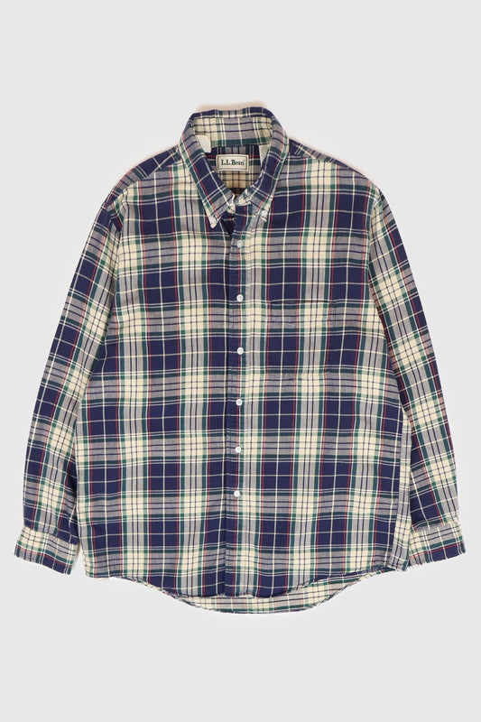 Vintage L.L. Bean Frayed Button-Down Shirt Image 0
