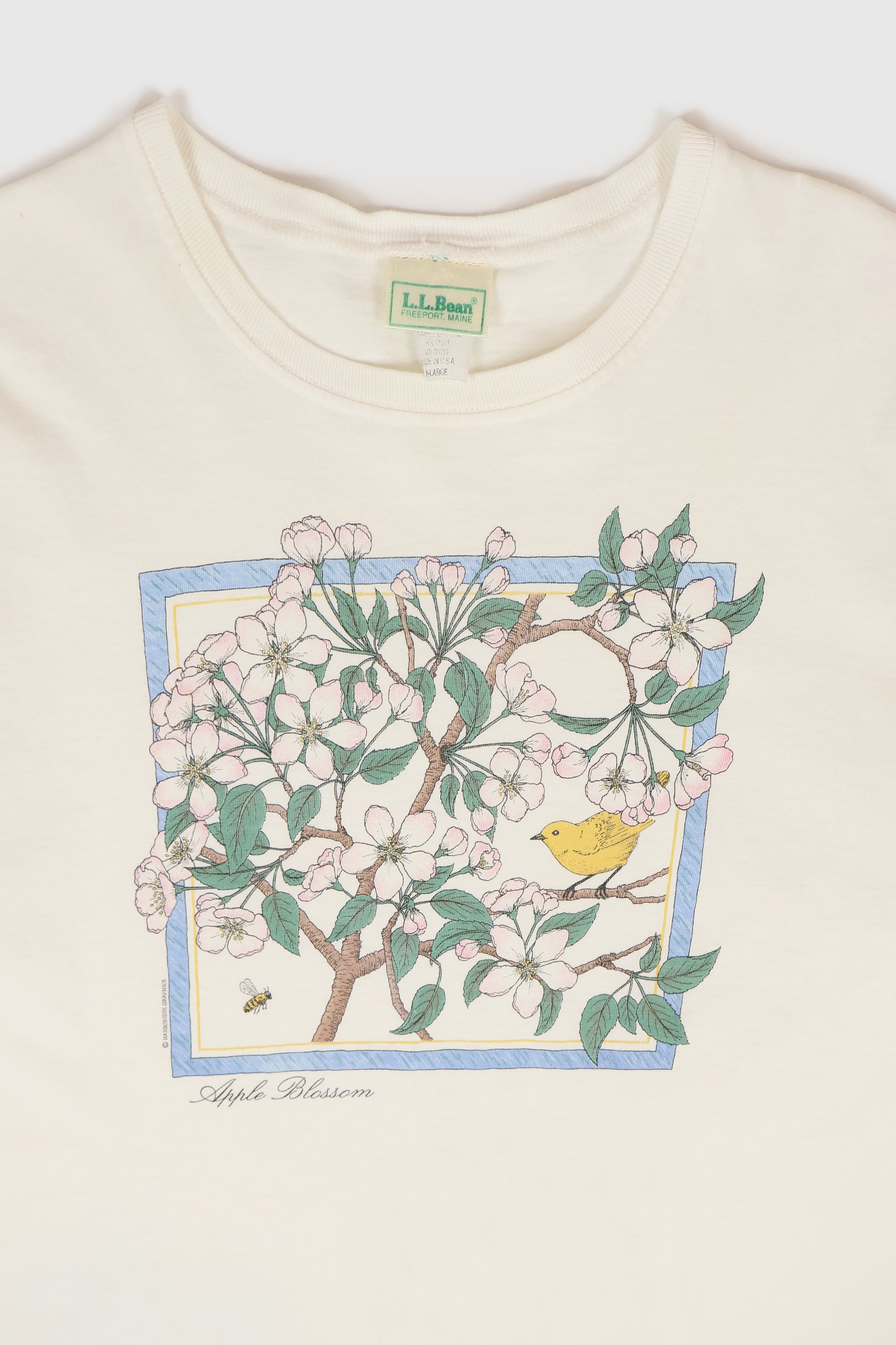 Vintage L.L. Bean Apple Blossom Tee Image 1