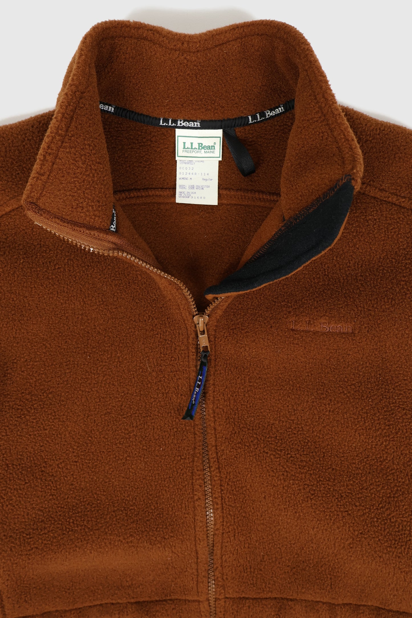 Vintage L.L. Bean Full Zip Fleece Jacket