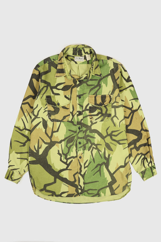 Vintage L.L. Bean Camo Button-Down Shirt Image 0