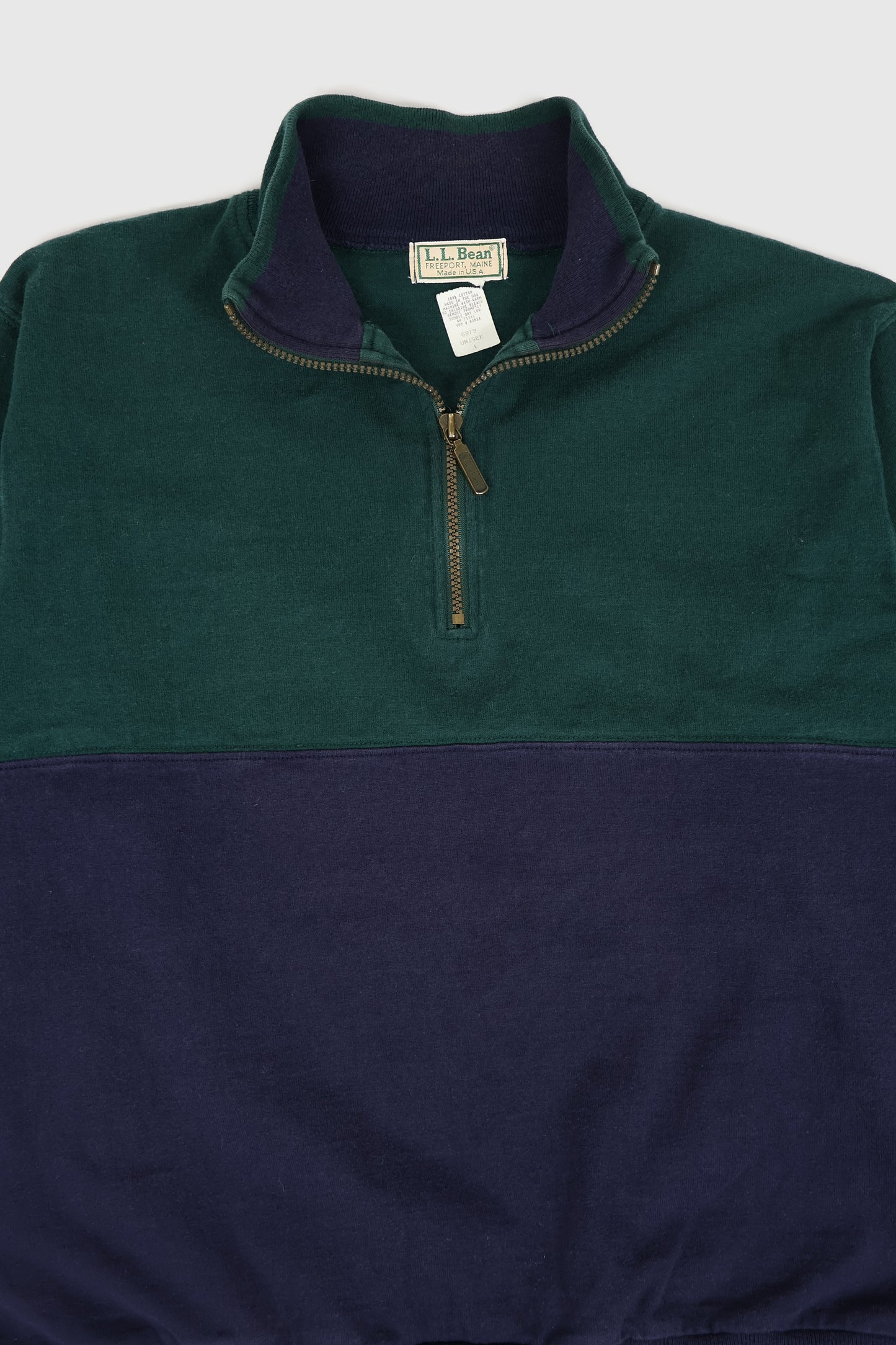 Vintage L.L. Bean Quarter Zip Pullover Image 1