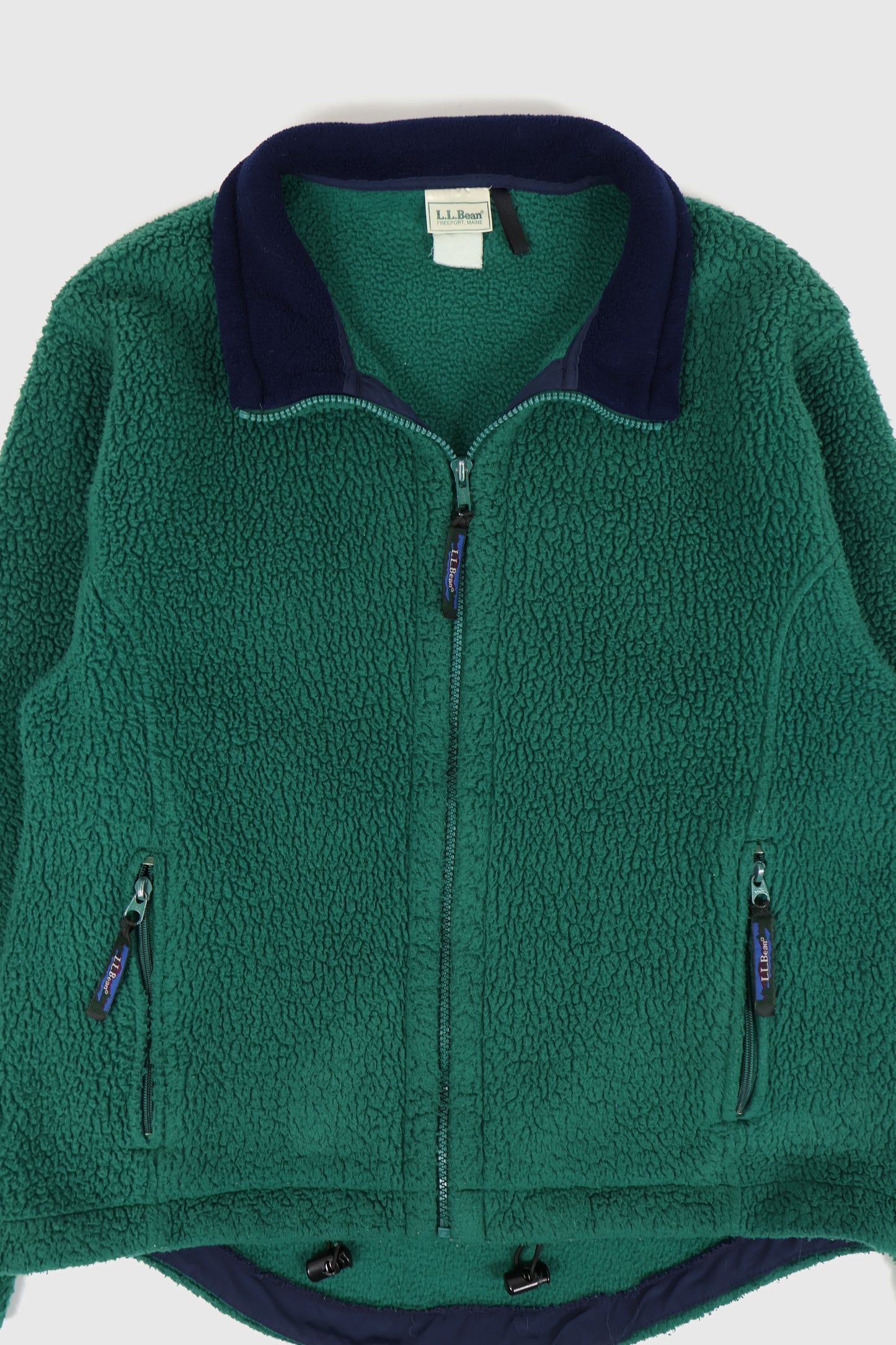 Vintage L.L. Bean Full Zip Fleece Jacket Image 1