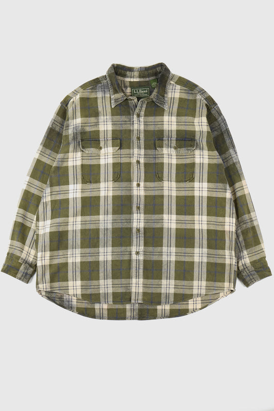 Vintage L.L. Bean Heavyweight Plaid Button-Down Shirt