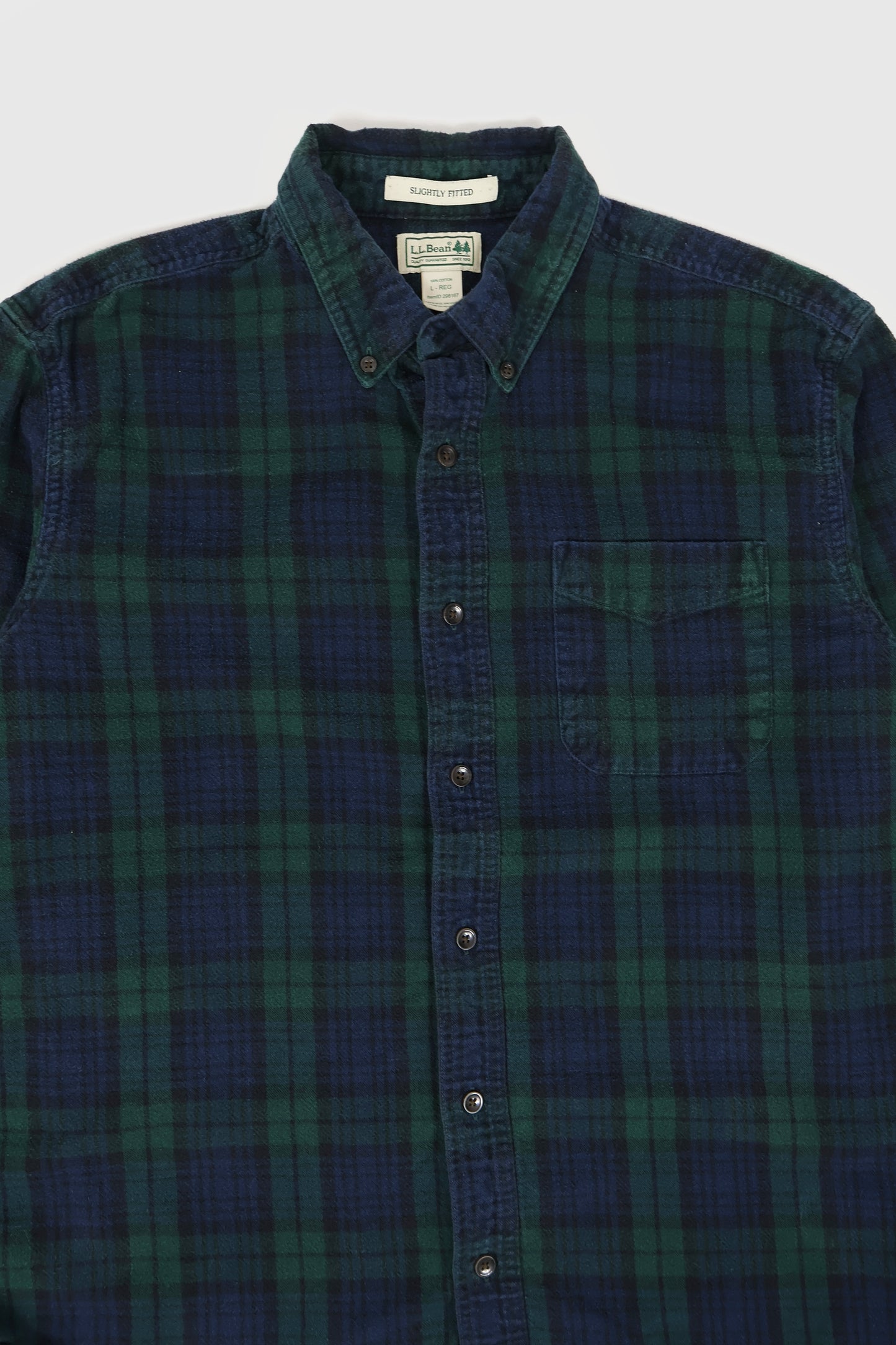 Vintage L.L. Bean Flannel Button-Down Shirt Image 1