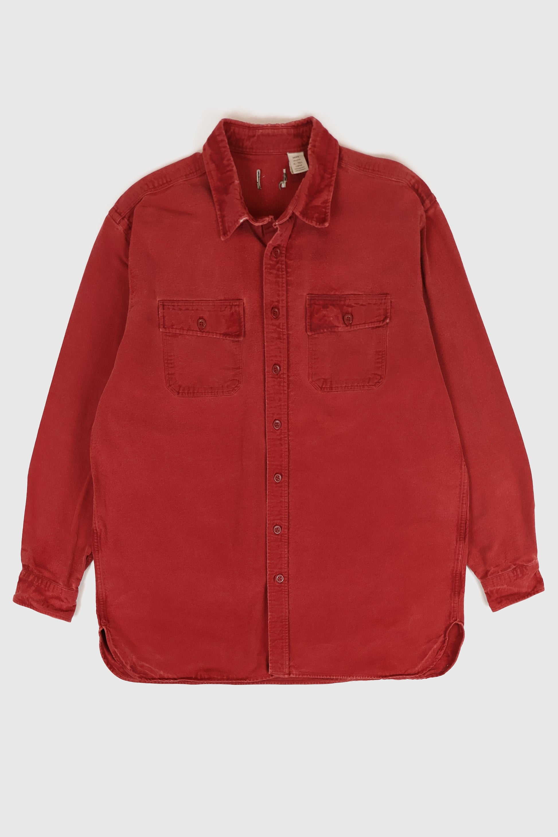 Vintage L.L. Bean Frayed Button-Down Shirt Image 0