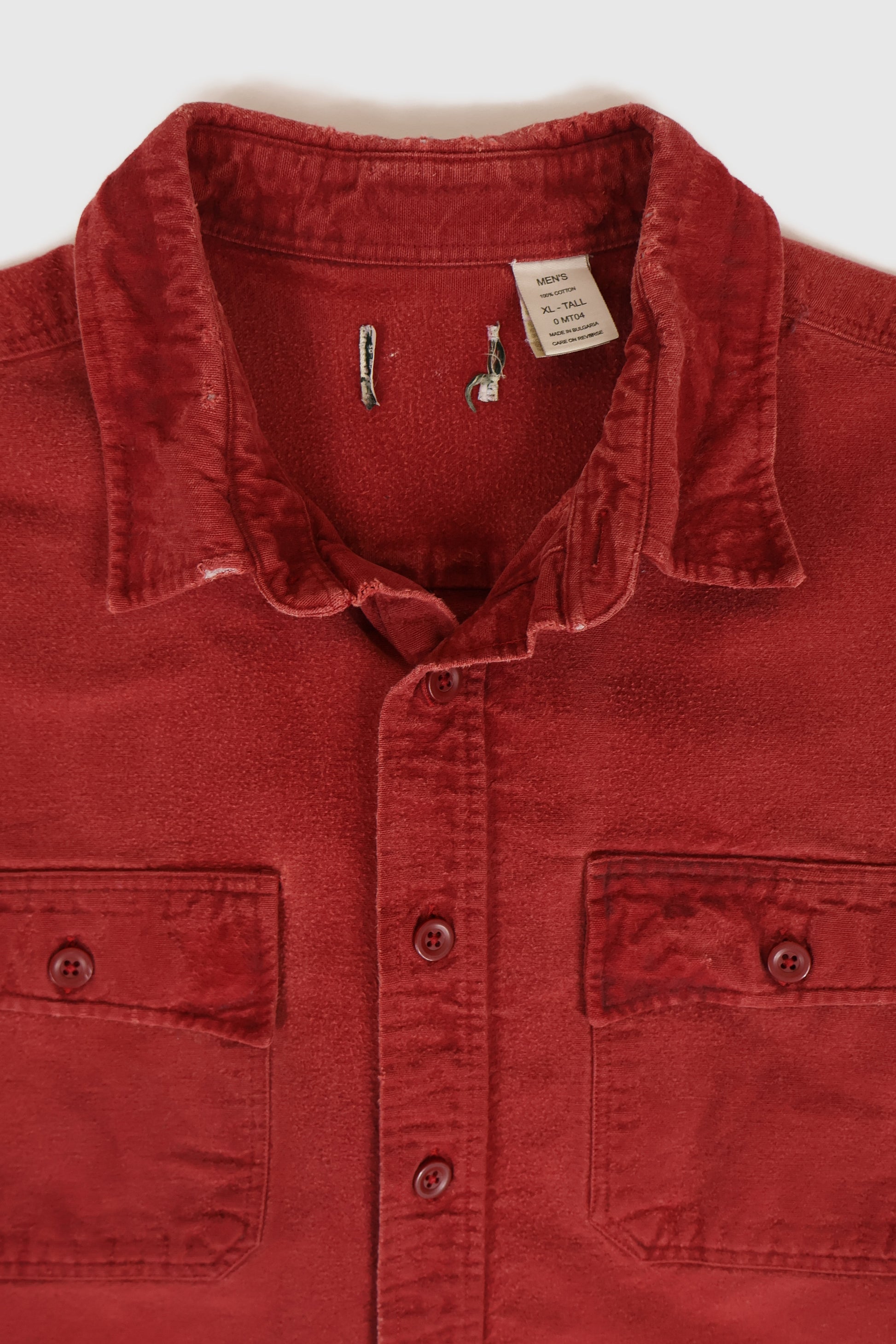 Vintage L.L. Bean Frayed Button-Down Shirt Image 2