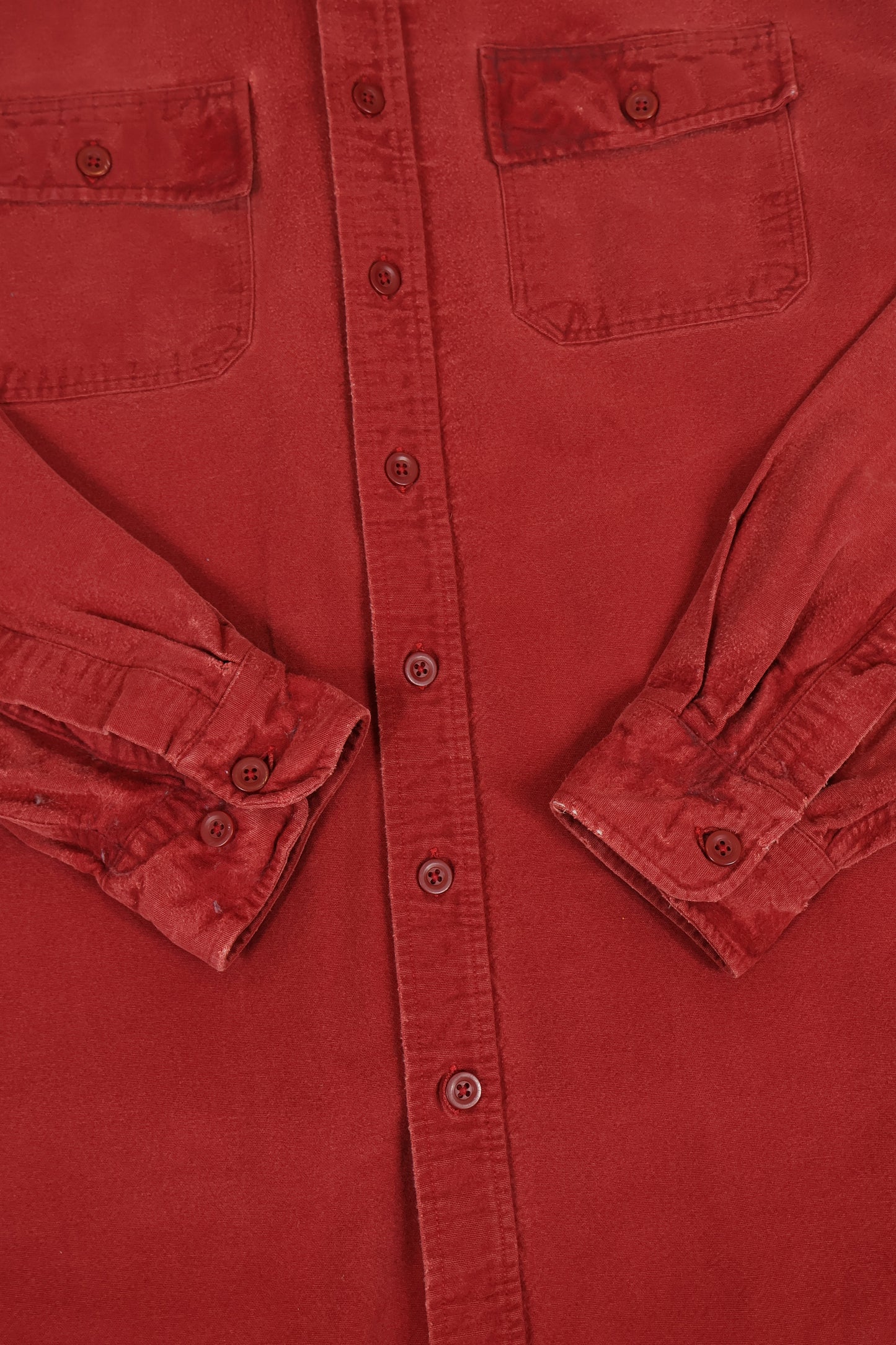 Vintage L.L. Bean Frayed Button-Down Shirt Image 3