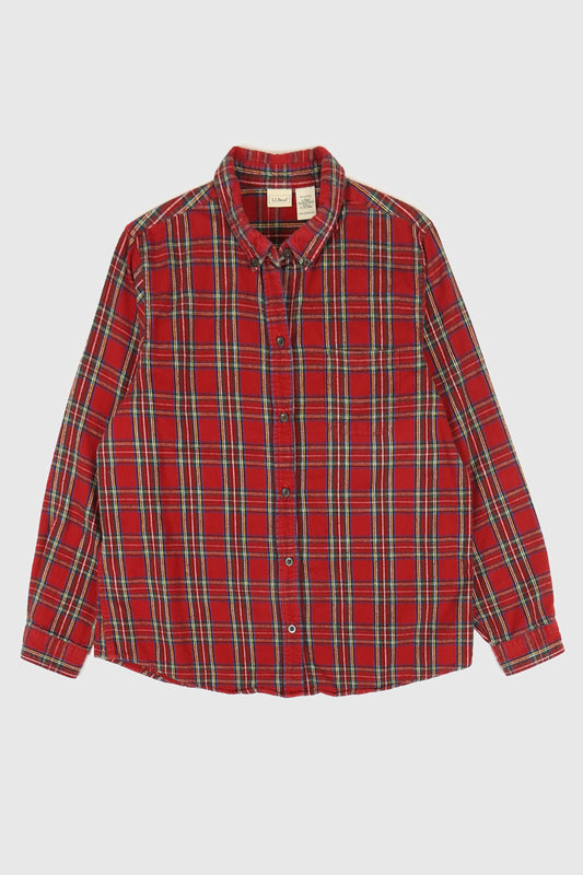 Vintage L.L. Bean Flannel Button-Down Shirt Image 0