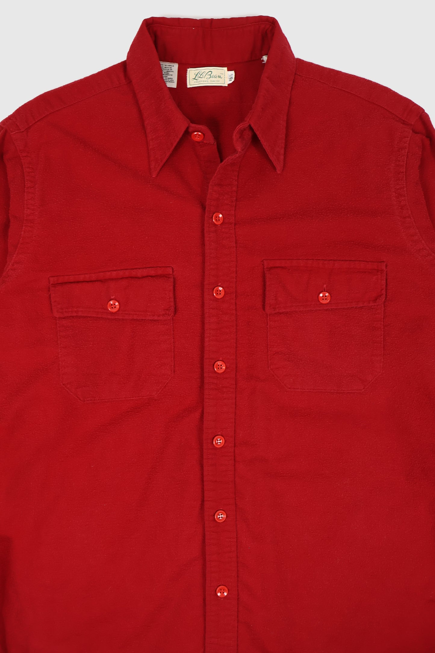 Vintage L.L. Bean Flannel Button-Down Shirt Image 1