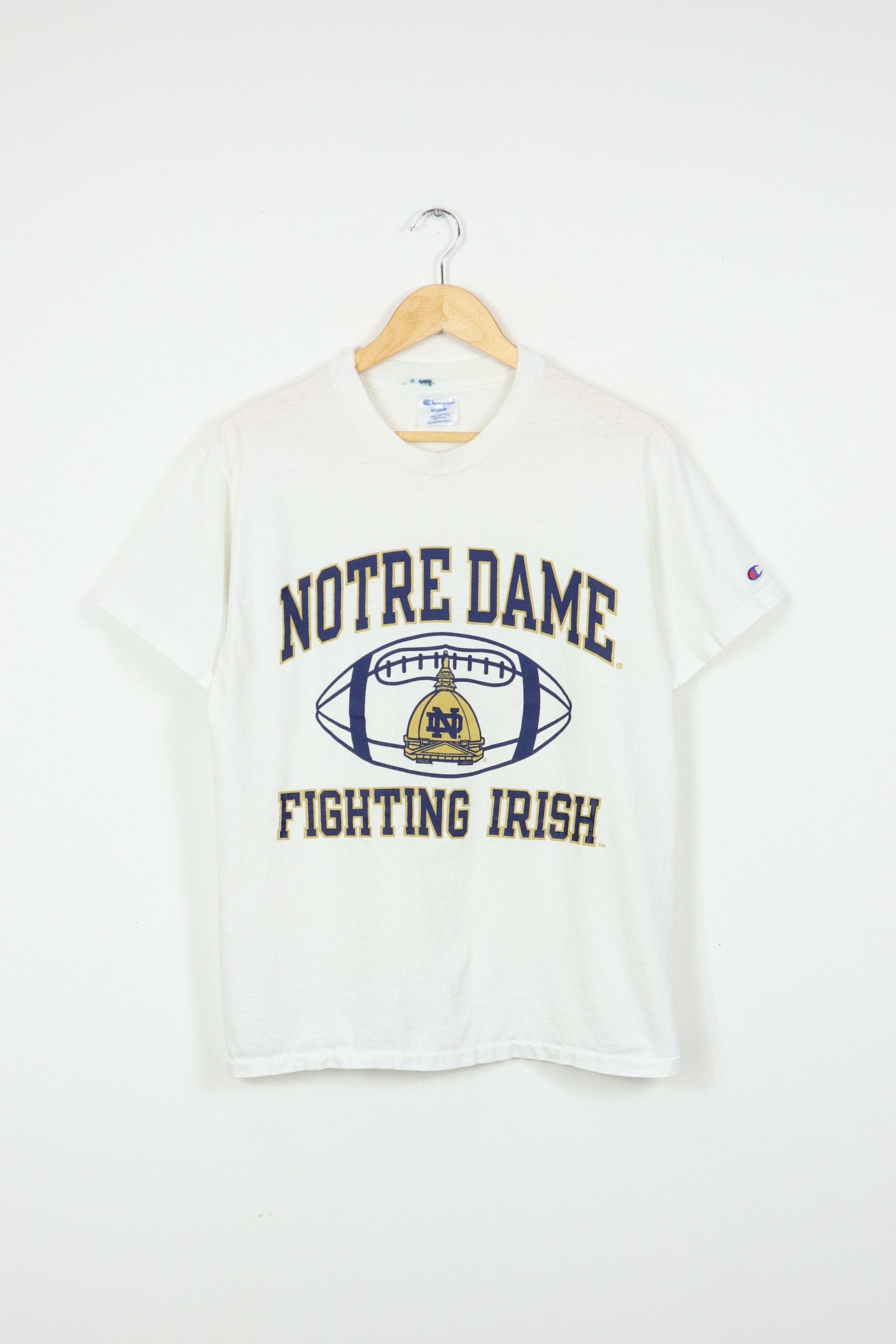 Vintage Notre Dame Fighting Irish Football Tee