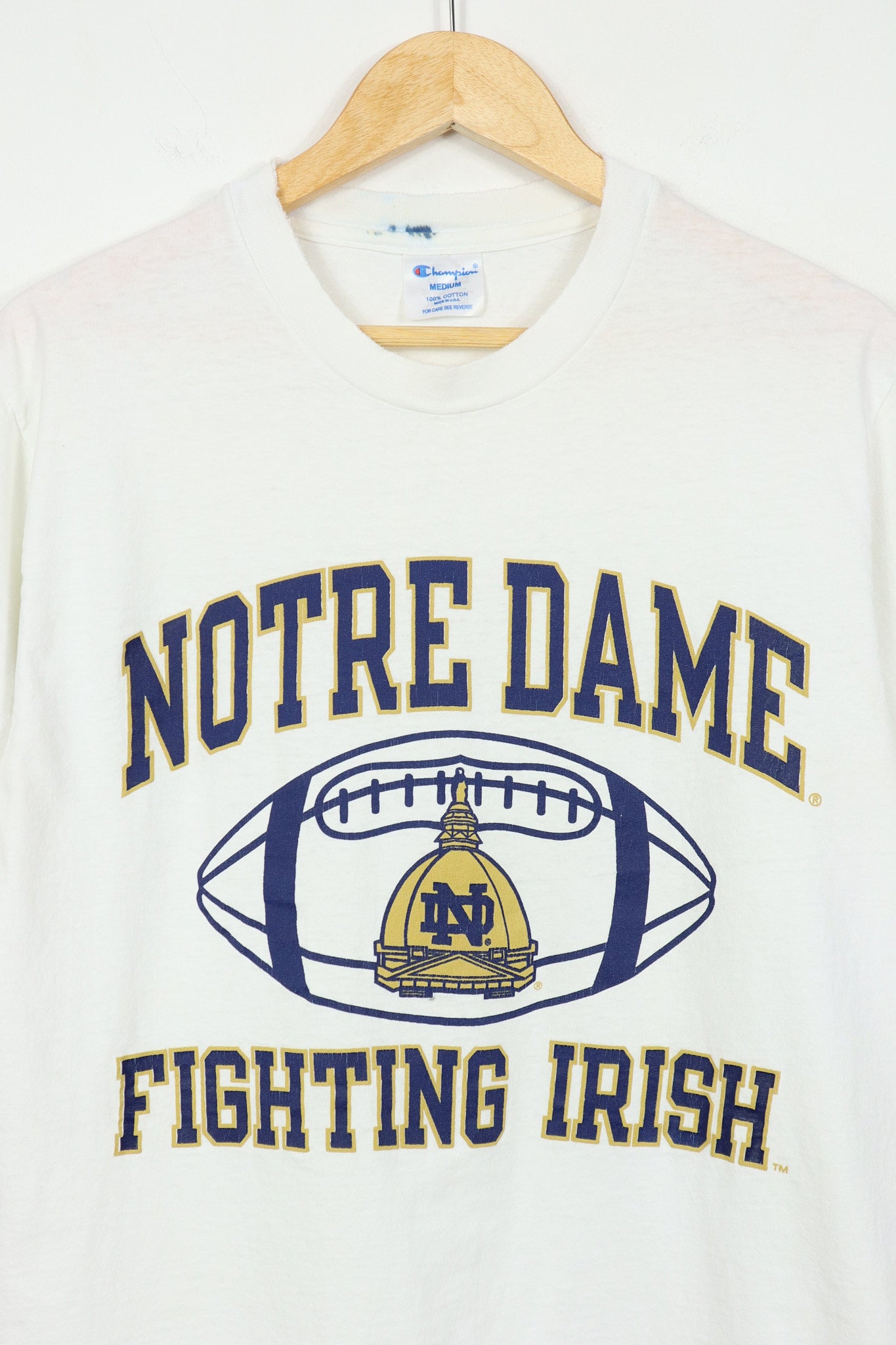Vintage Notre Dame Fighting Irish Football Tee