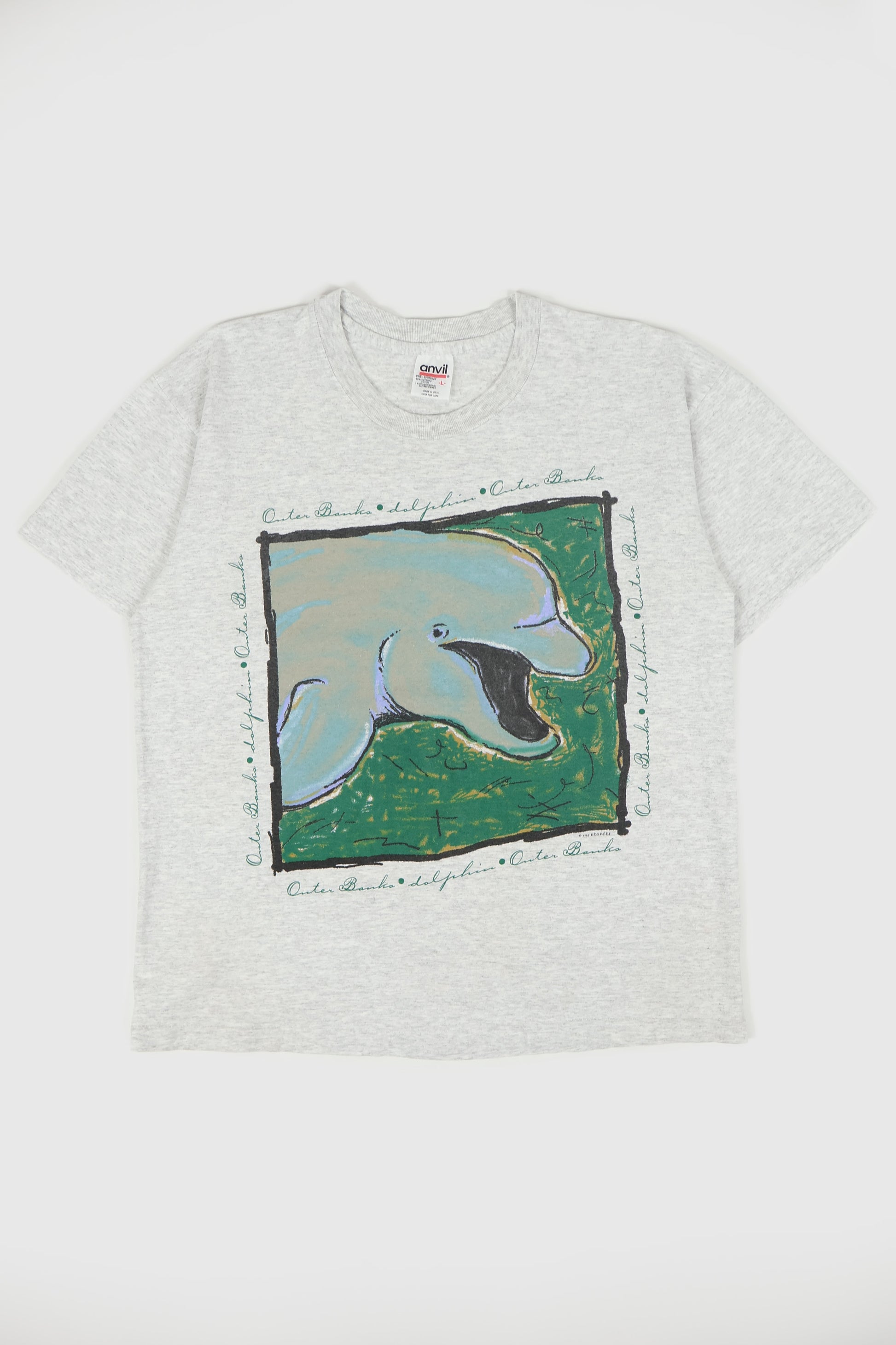 Vintage Outer Banks Dolphin Tee Image 0