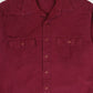 Vintage Red Flannel Button-Down Shirt Image 1