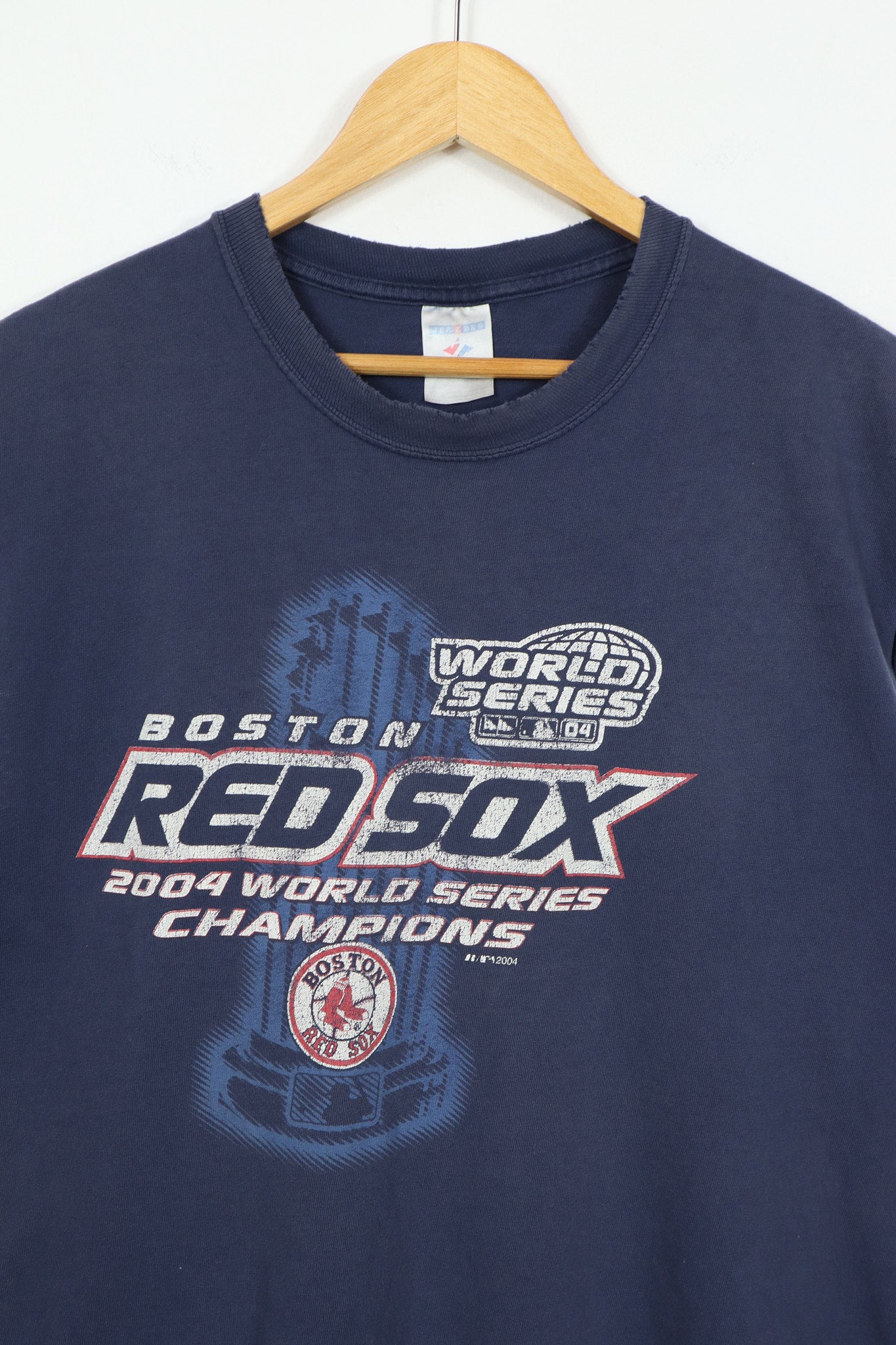 Vintage Boston Red Sox 2004 World Series Champions Sleeveless Tee