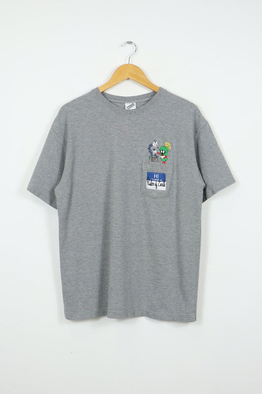 Vintage Embroidered Marvin The Martian Tee