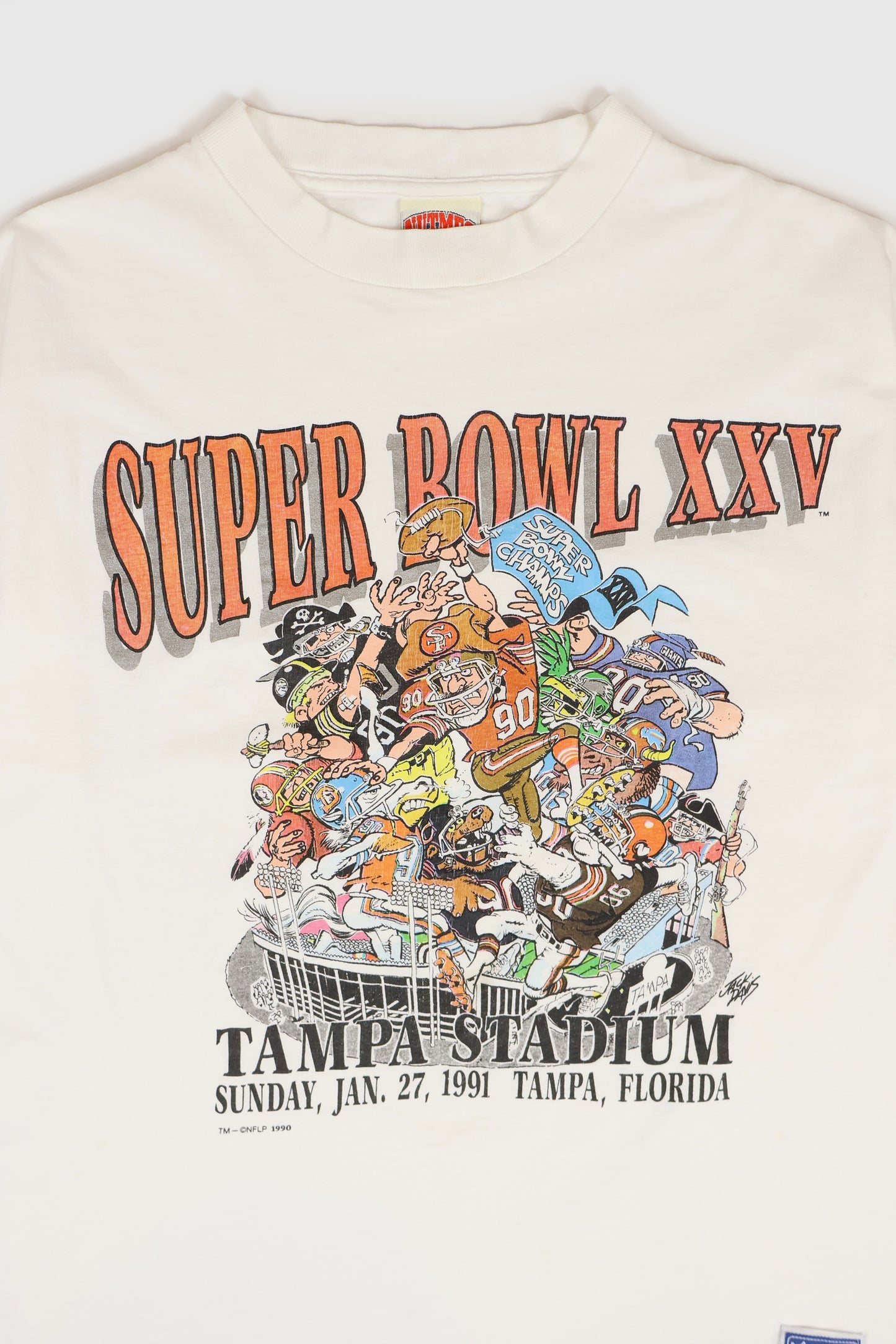 Vintage 1991 Super Bowl XXV Tee