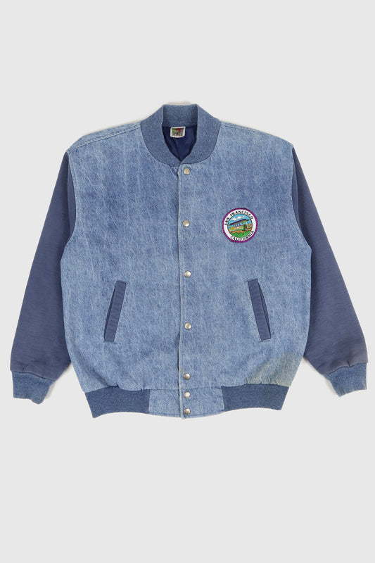 Vintage San Francisco Snap Button Denim Jacket Image 0