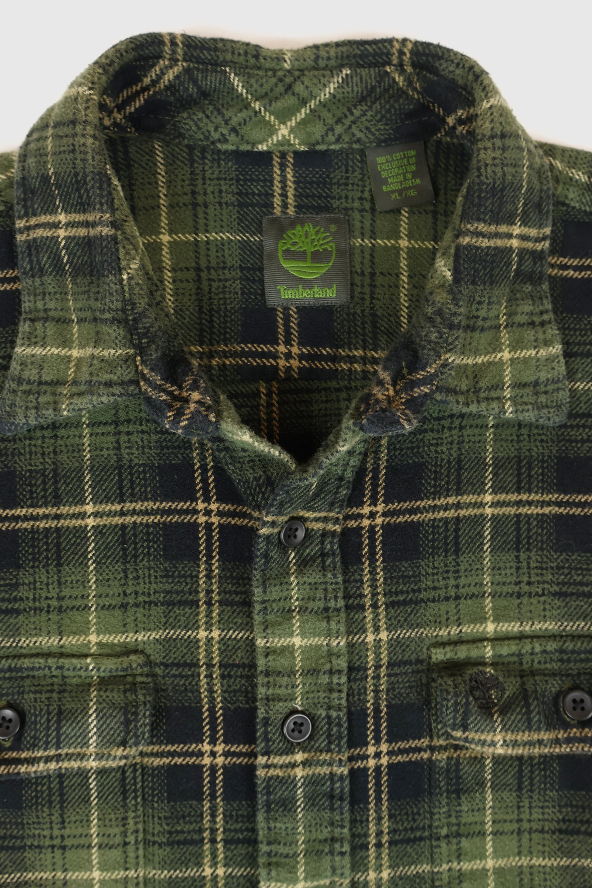 Vintage Timberland Heavyweight Button-Down Shirt Image 2