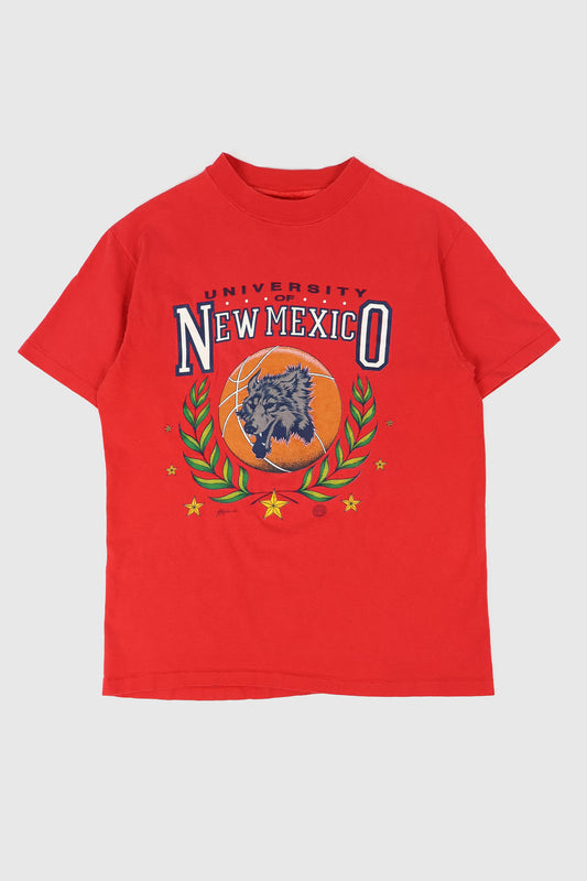 Vintage University of New Mexico Basketball Tee Image 0