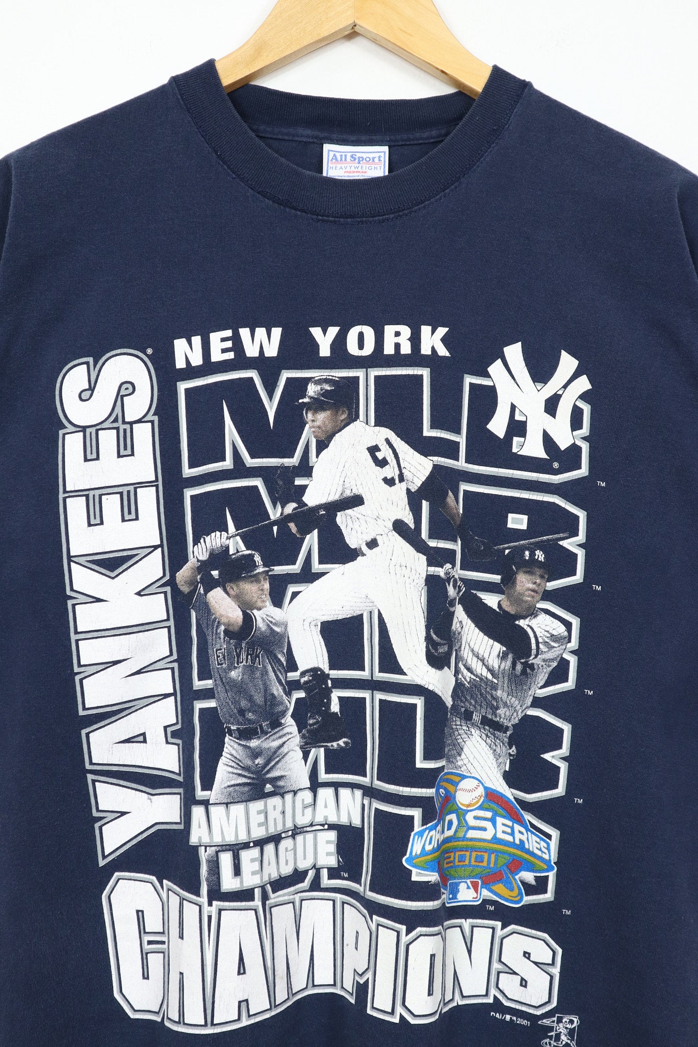 Vintage New York Yankees 2001 World Series Tee