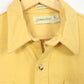 Yellow Flannel Button-Down Shirt