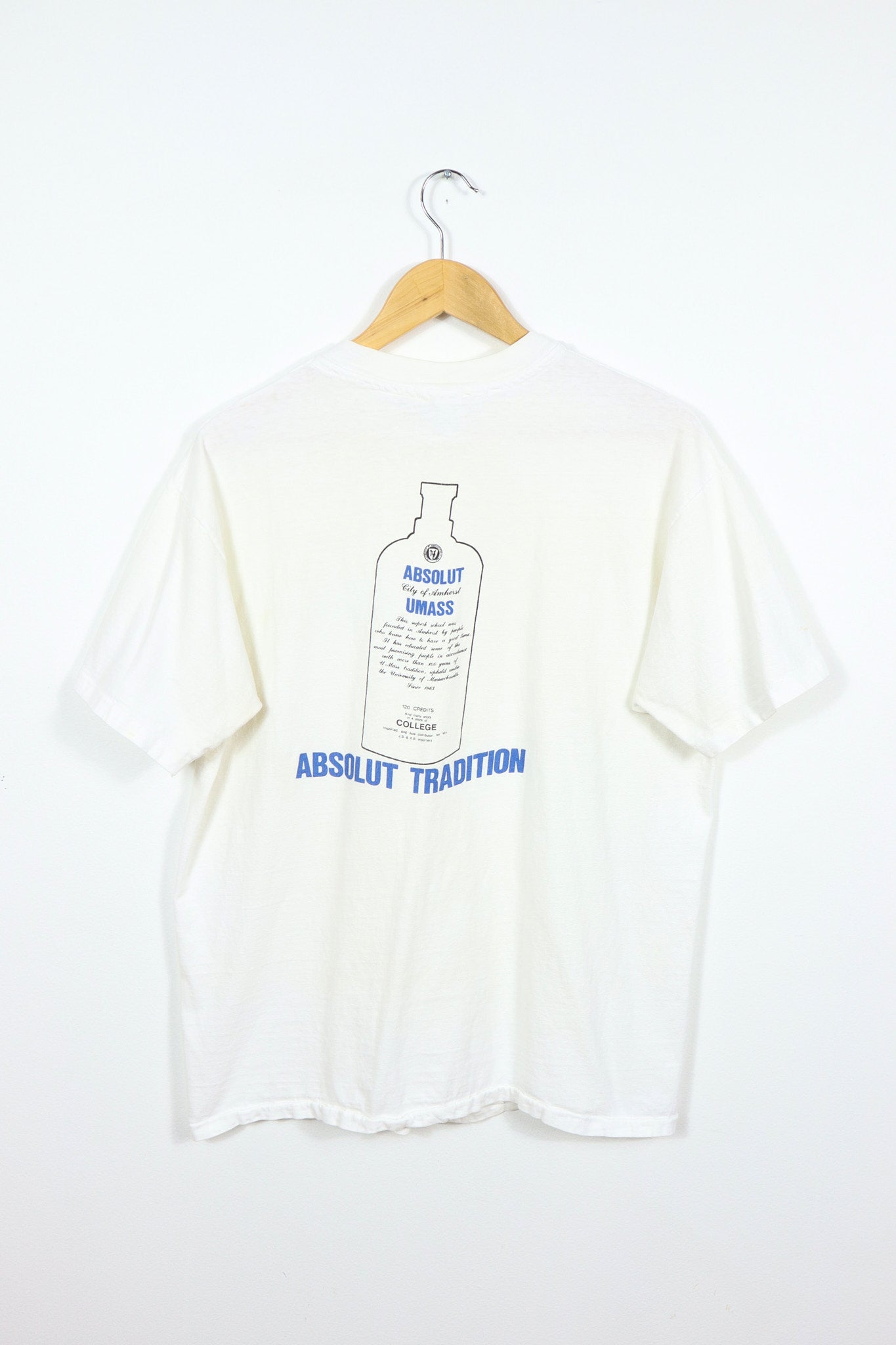 Vintage UMass Absolut Tradition Tee