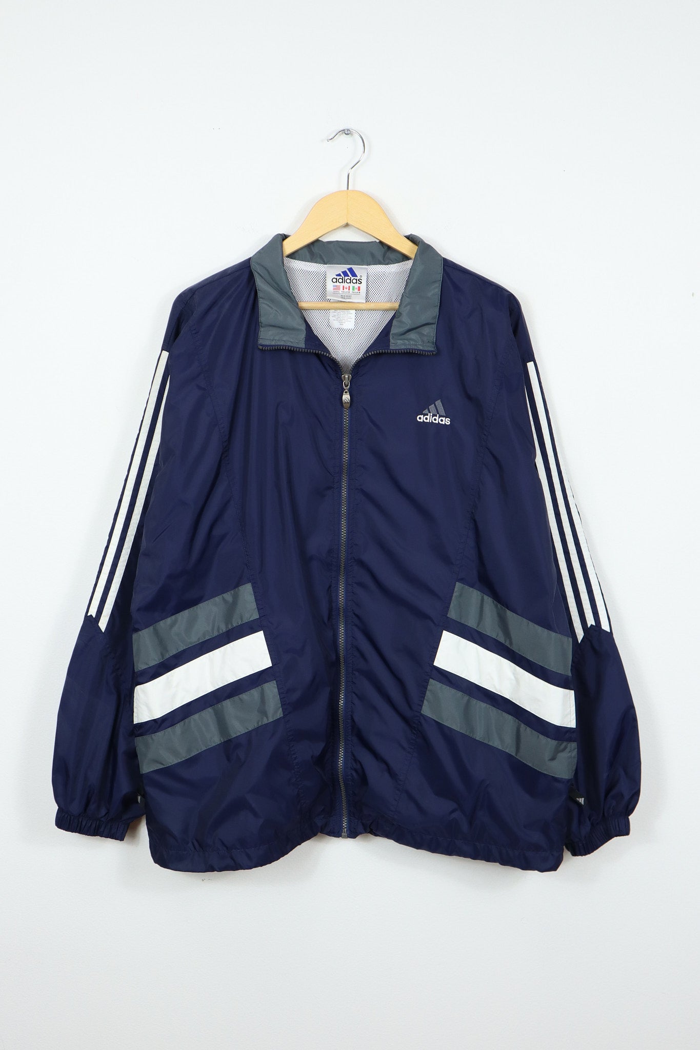 Vintage Adidas Navy Full Zip Jacket
