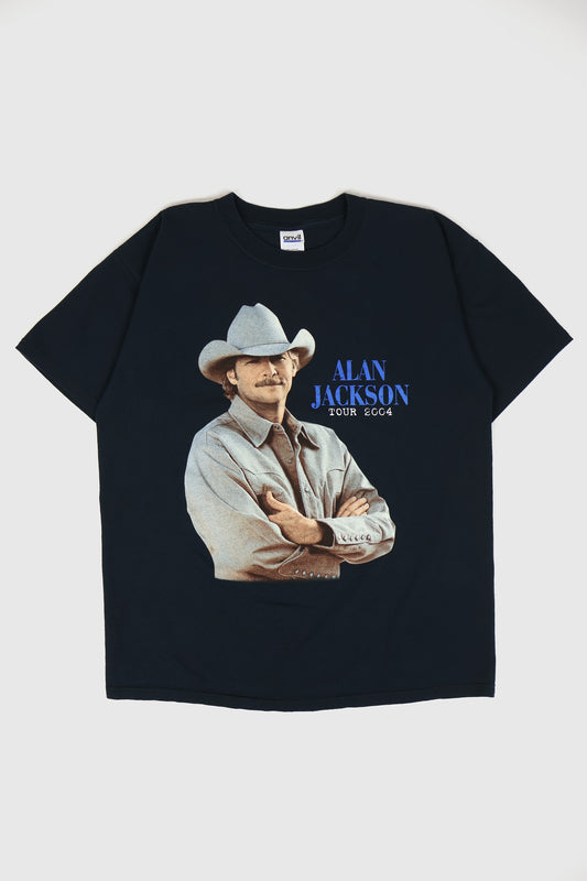 Vintage Alan Jackson 2004 Tour Tee Image 0