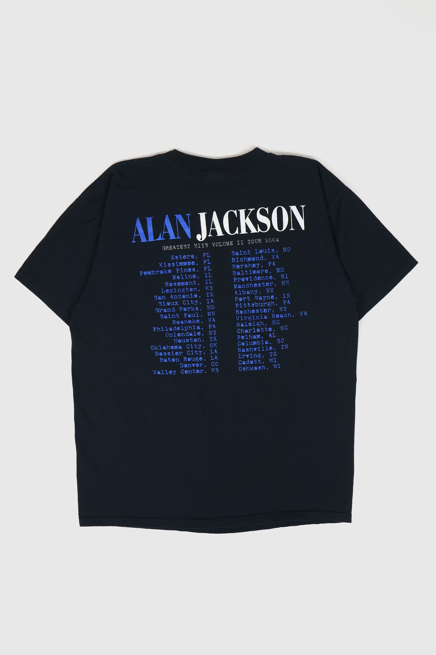 Vintage Alan Jackson 2004 Tour Tee Image 1