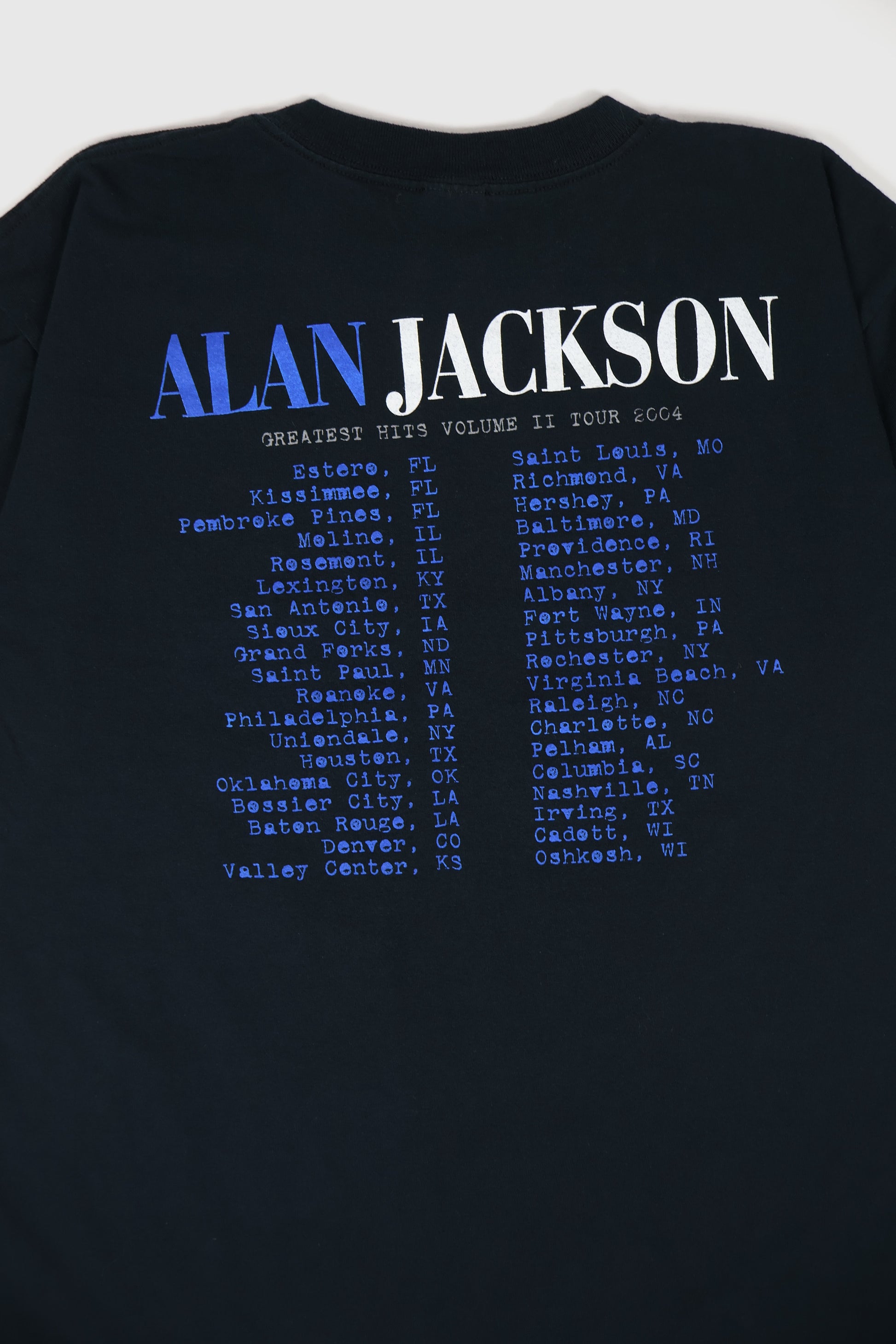 Vintage Alan Jackson 2004 Tour Tee Image 4