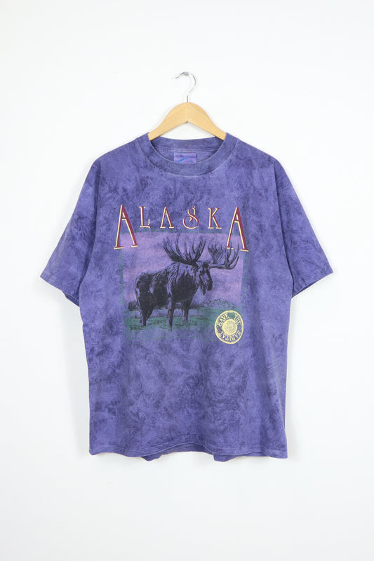 Vintage Alaska Tie Dye Tee