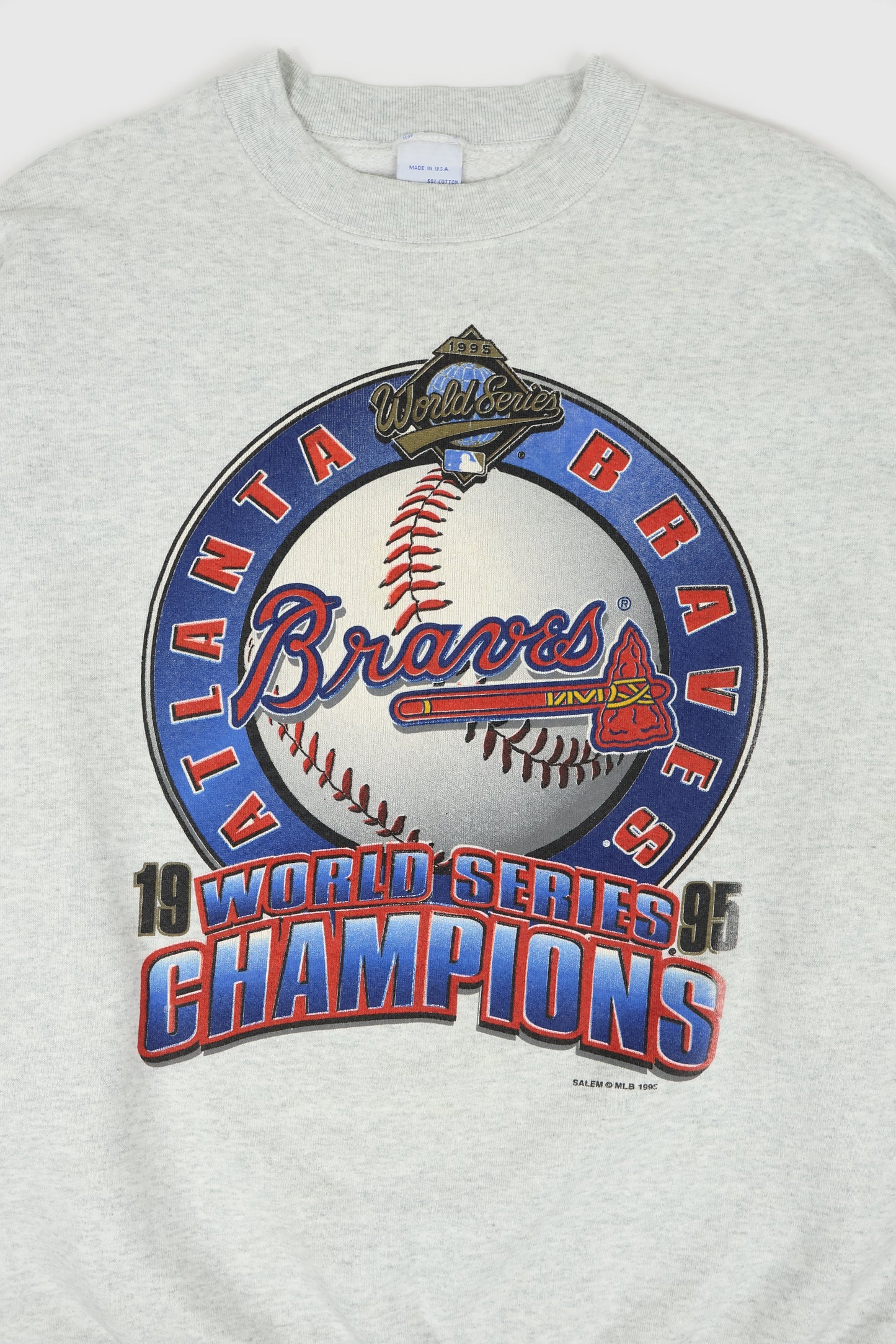 Vintage Altanta Braves 1995 World Series Champions Crewneck