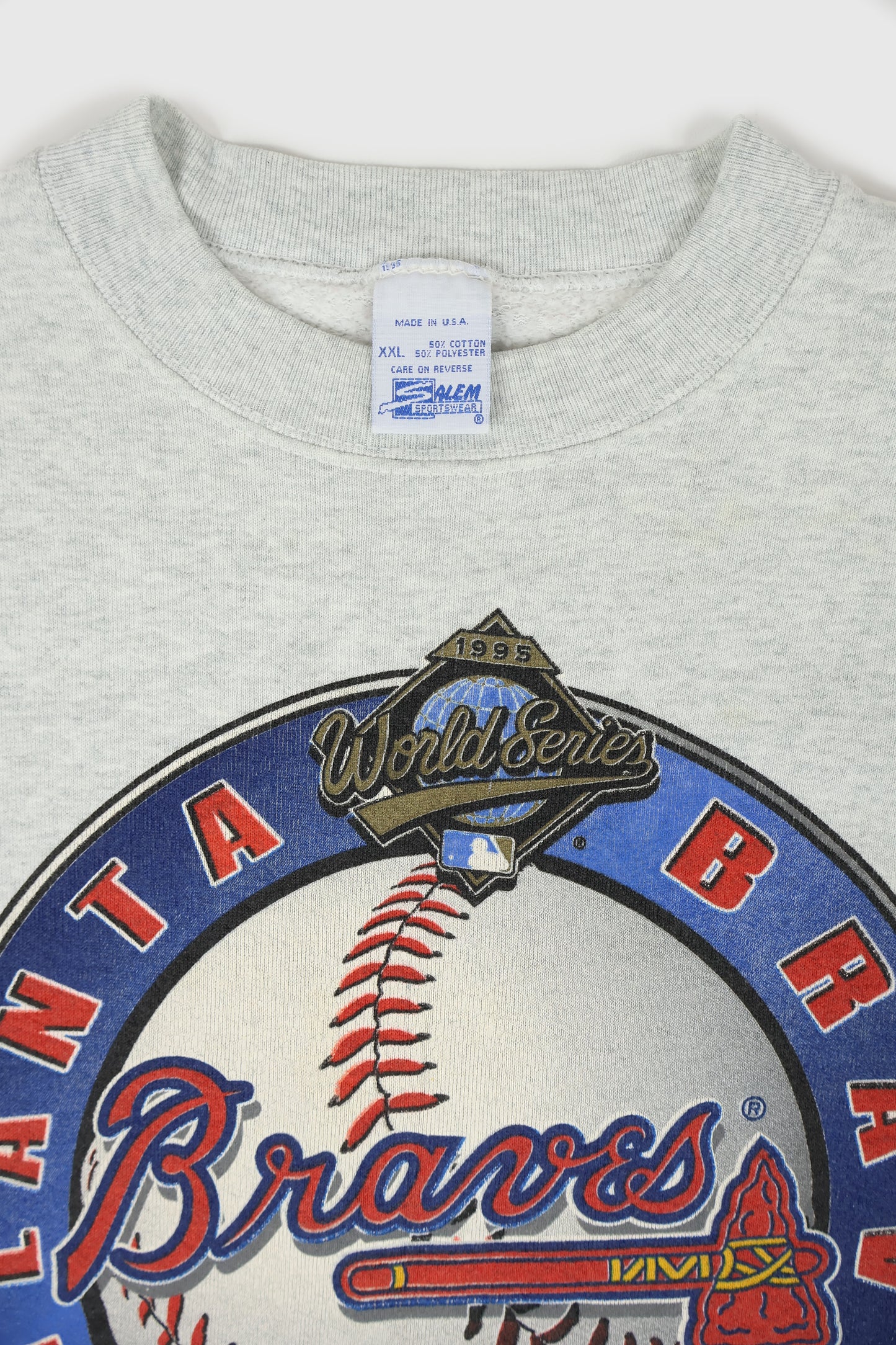 Vintage Altanta Braves 1995 World Series Champions Crewneck