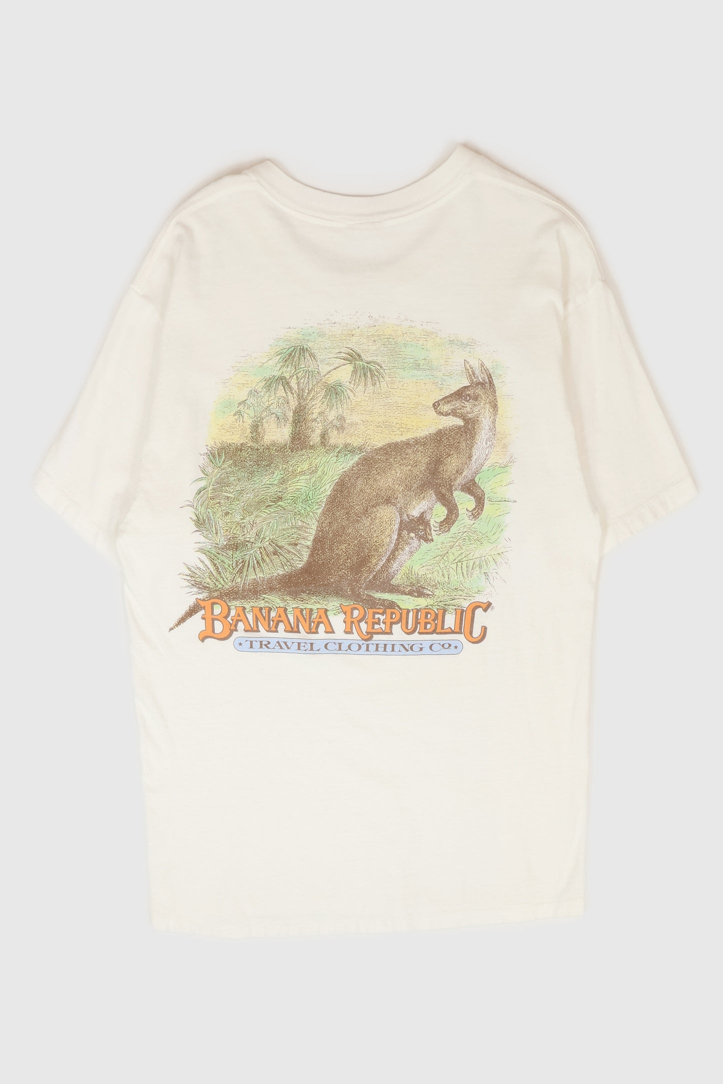 Vintage Banana Republic Travel Clothing Kangaroo Tee Image 1