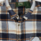 Vintage Plaid Flannel Button-Down Shirt Image 2