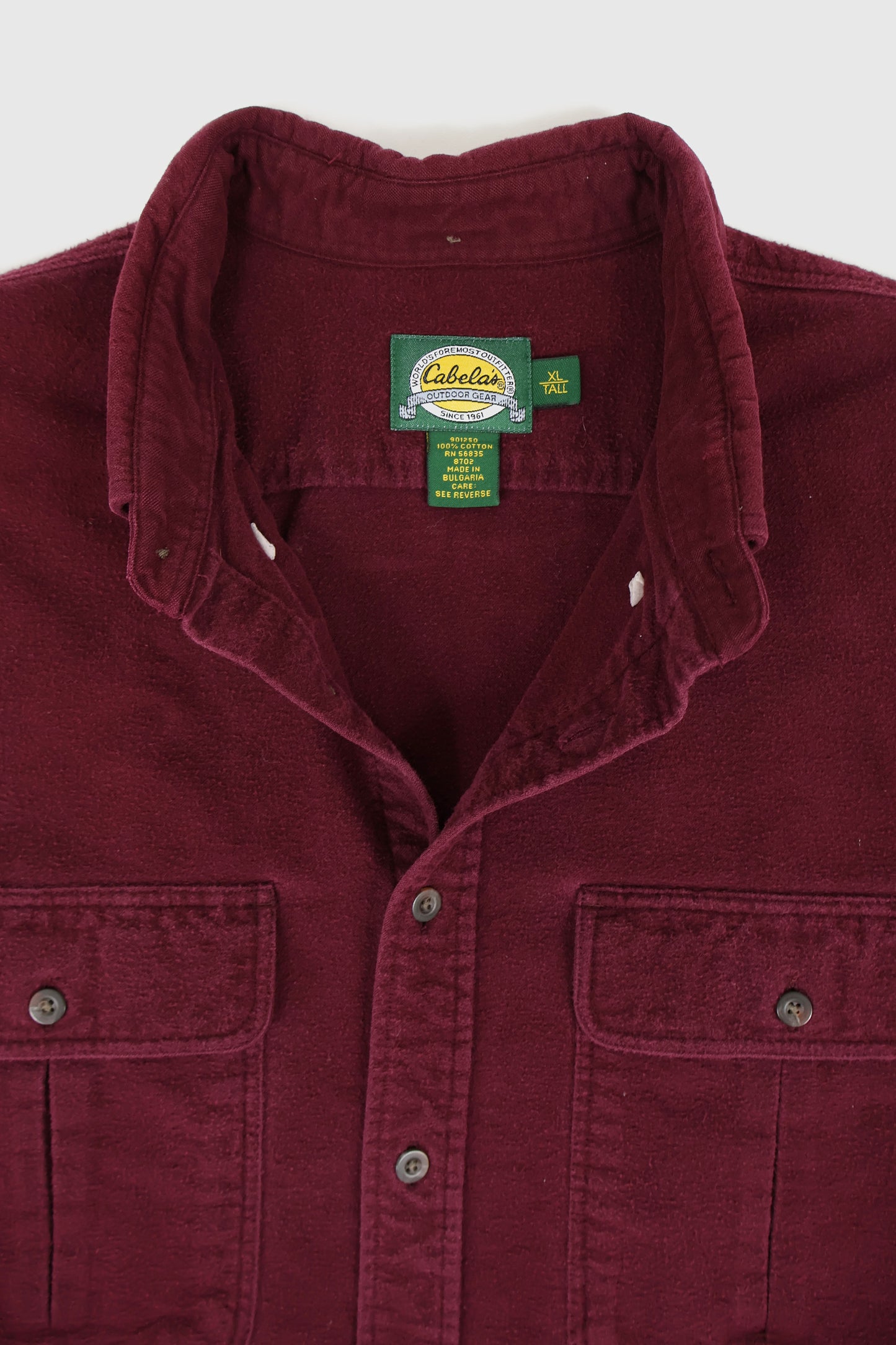 Vintage Cabela's Flannel Button-Down Shirt Image 2