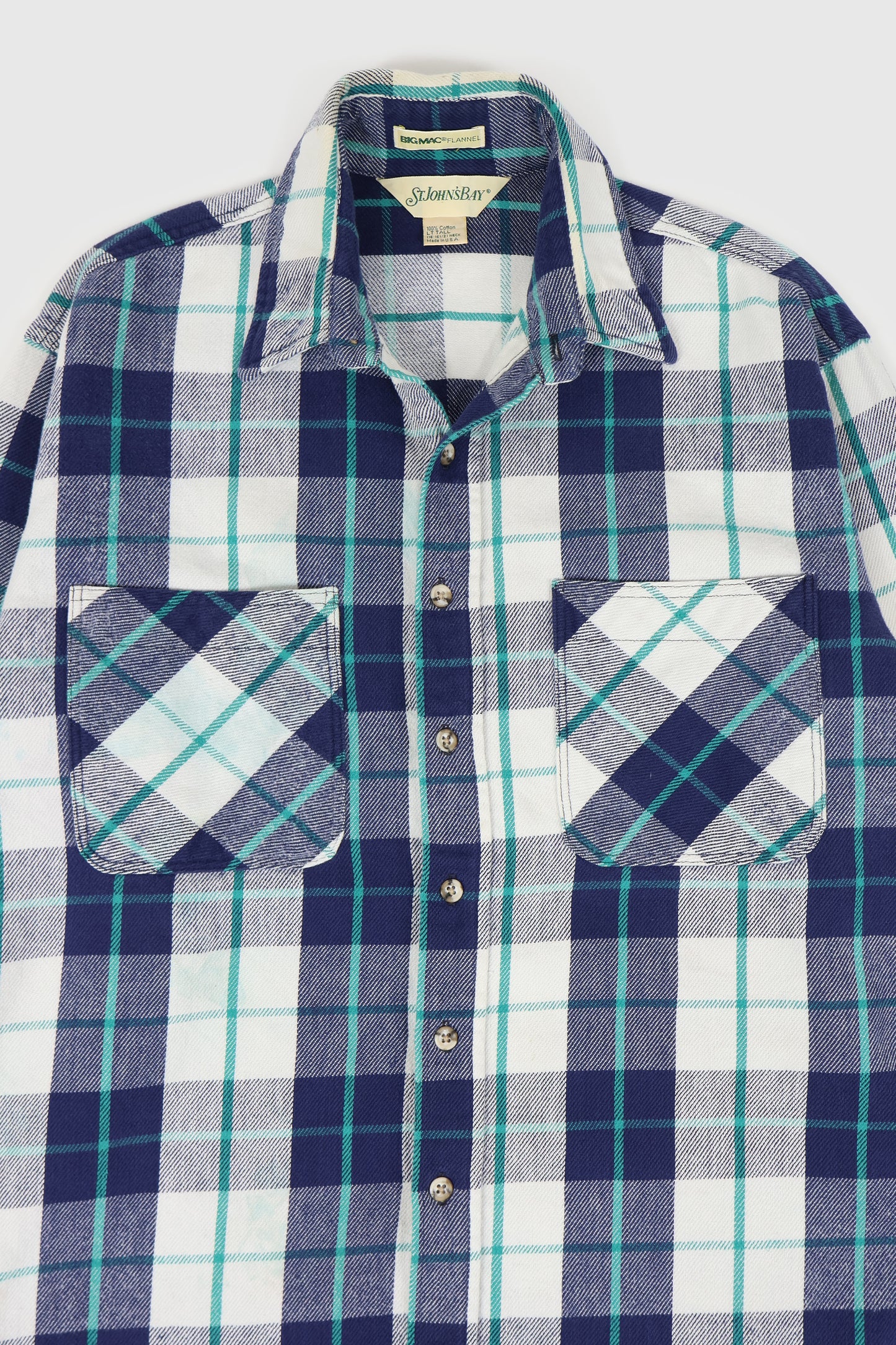 Vintage Plaid Button-Down Shirt Image 1