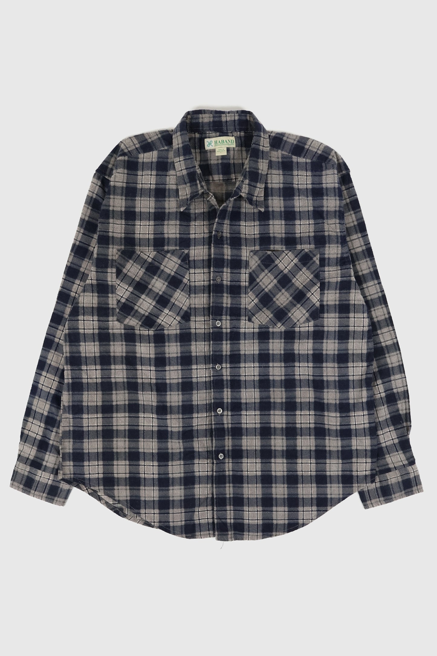 Vintage Lightweight Plaid Button-Down Shirt Image 0