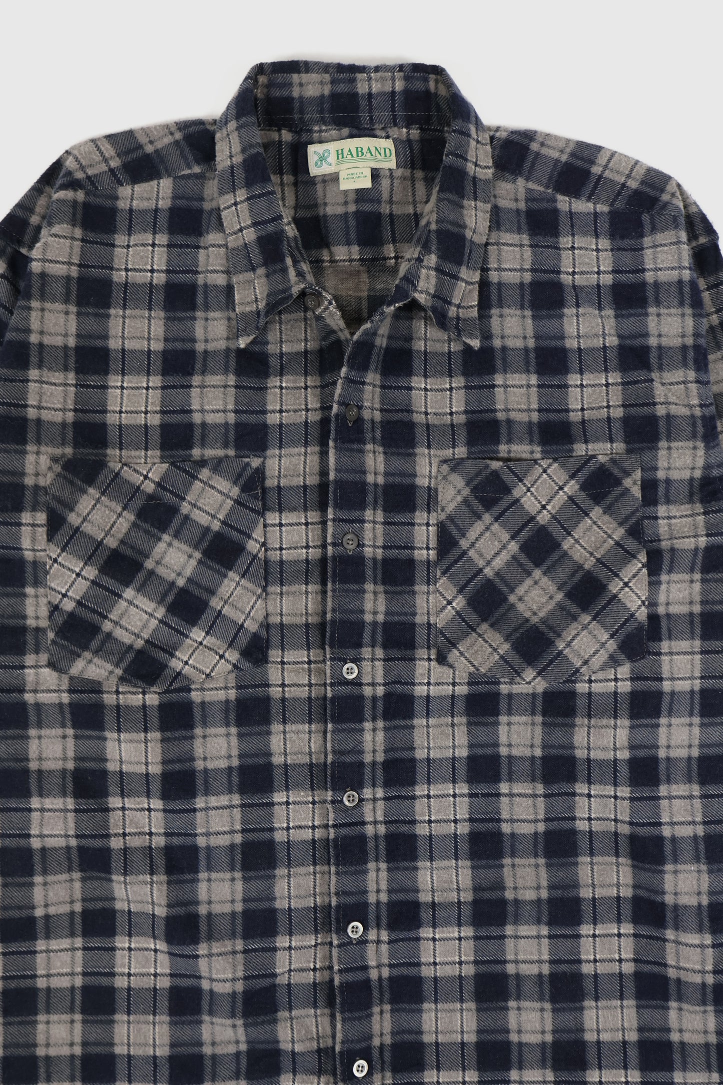 Vintage Lightweight Plaid Button-Down Shirt Image 1