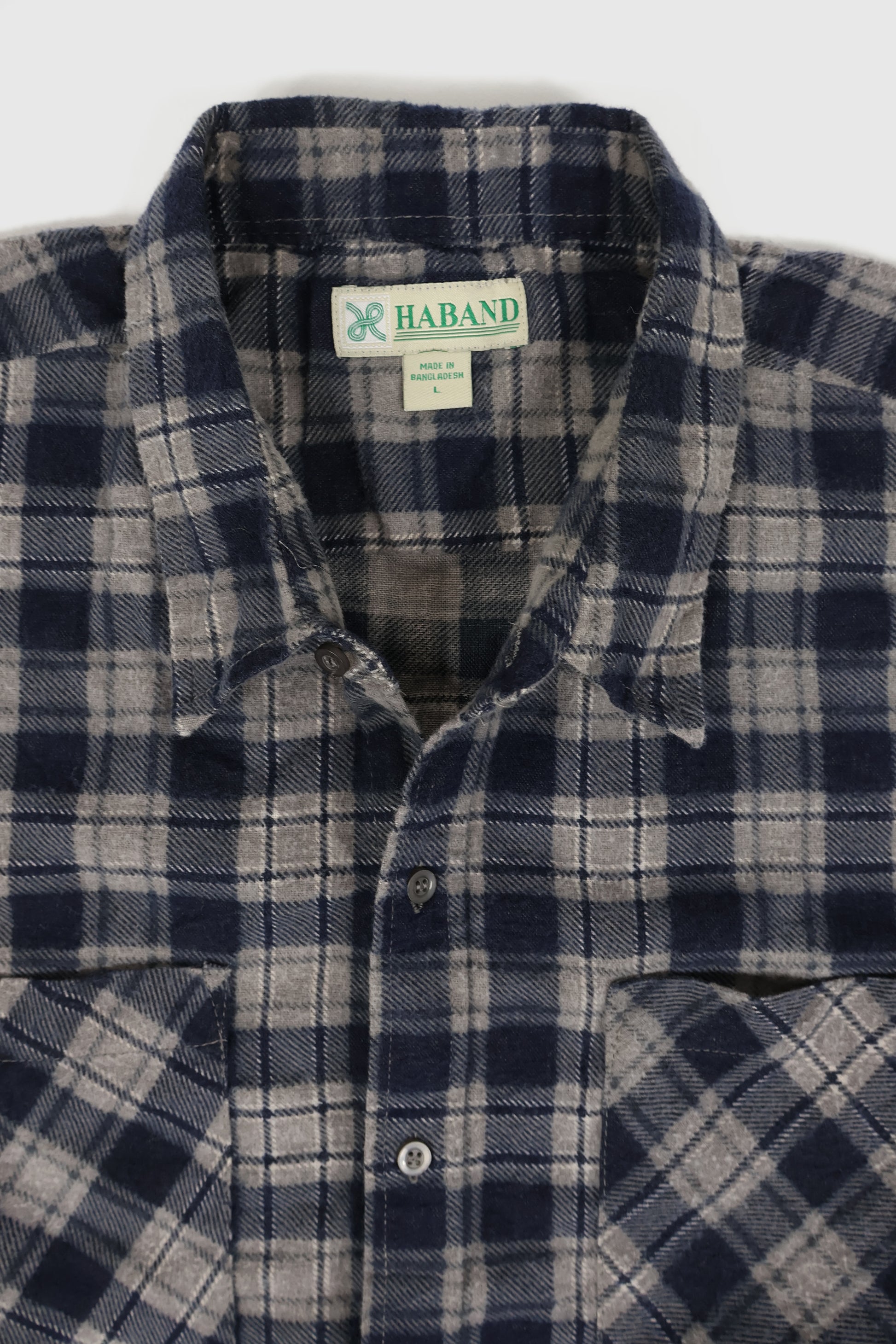 Vintage Lightweight Plaid Button-Down Shirt Image 2