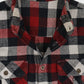 Vintage Red Plaid Flannel Button-Down Shirt Image 2