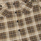 Vintage Brown Plaid Flannel Button-Down Shirt Image 3