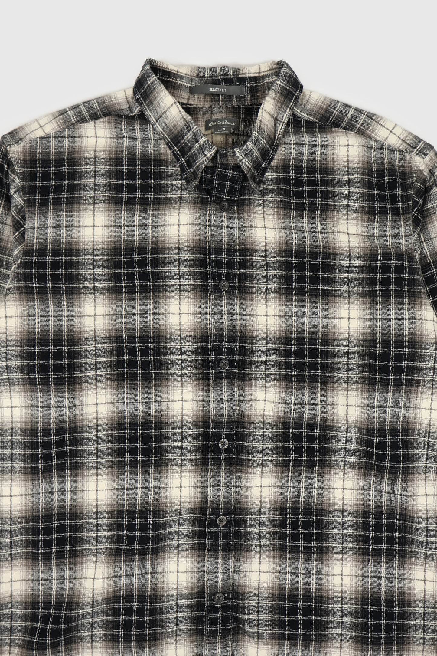 Vintage Eddie Bauer Flannel Button-Down Shirt Image 1