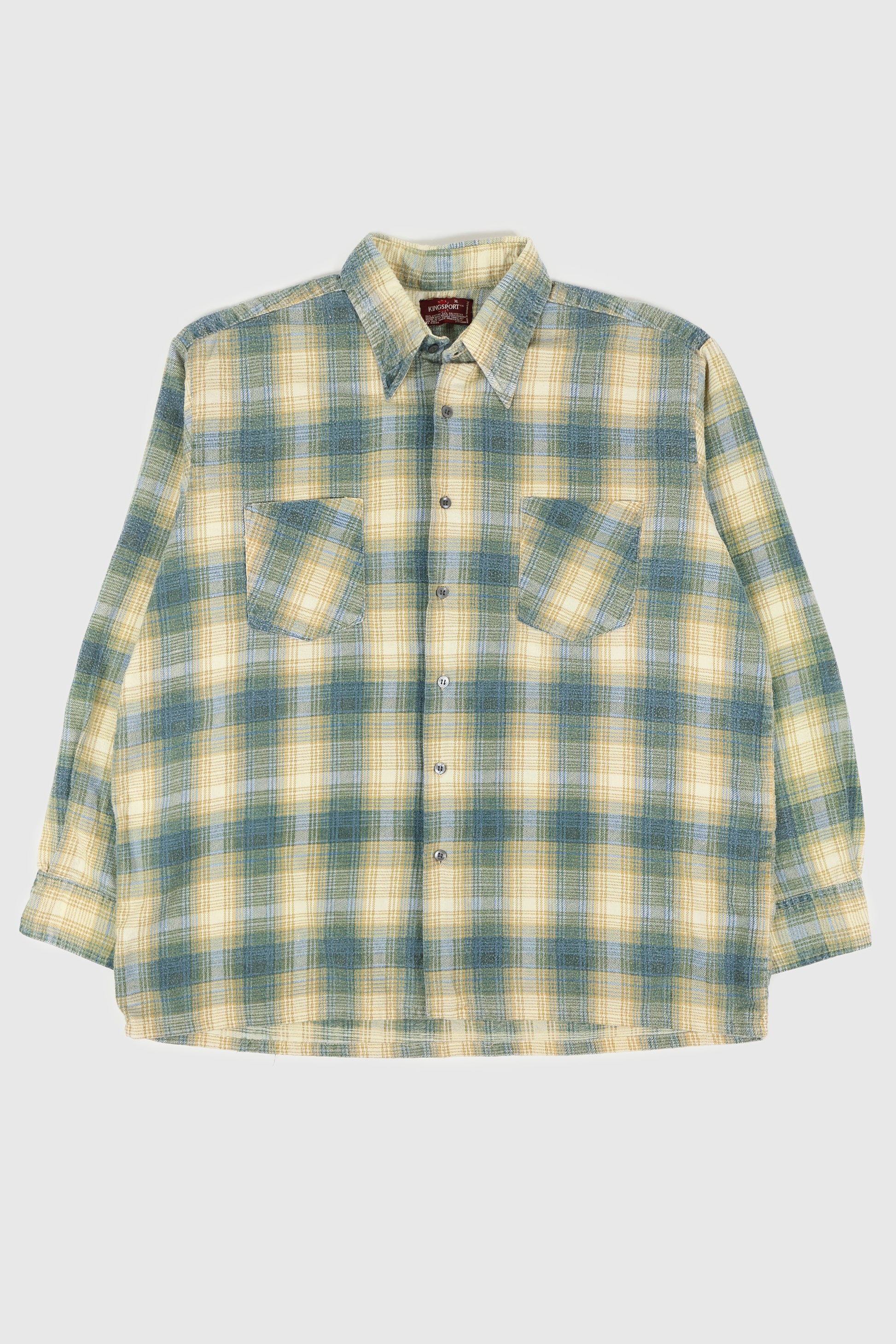 Vintage Flannel Button-Down Shirt Image 0