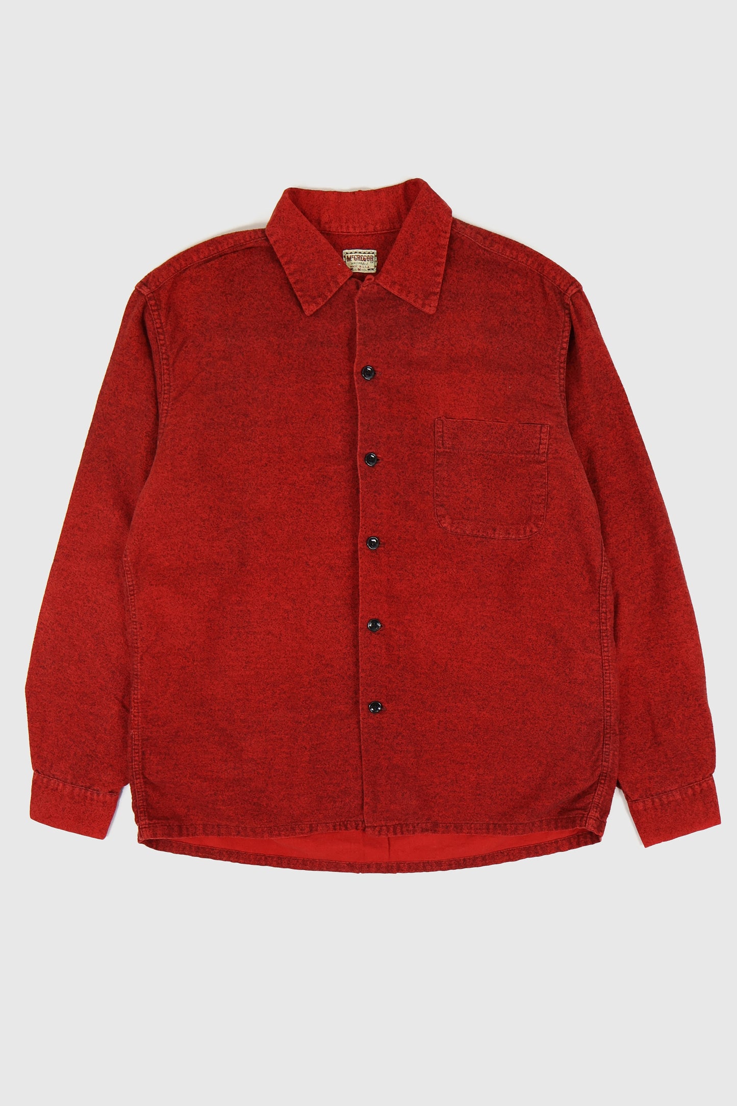 Vintage Red Button-Down Shirt Image 0