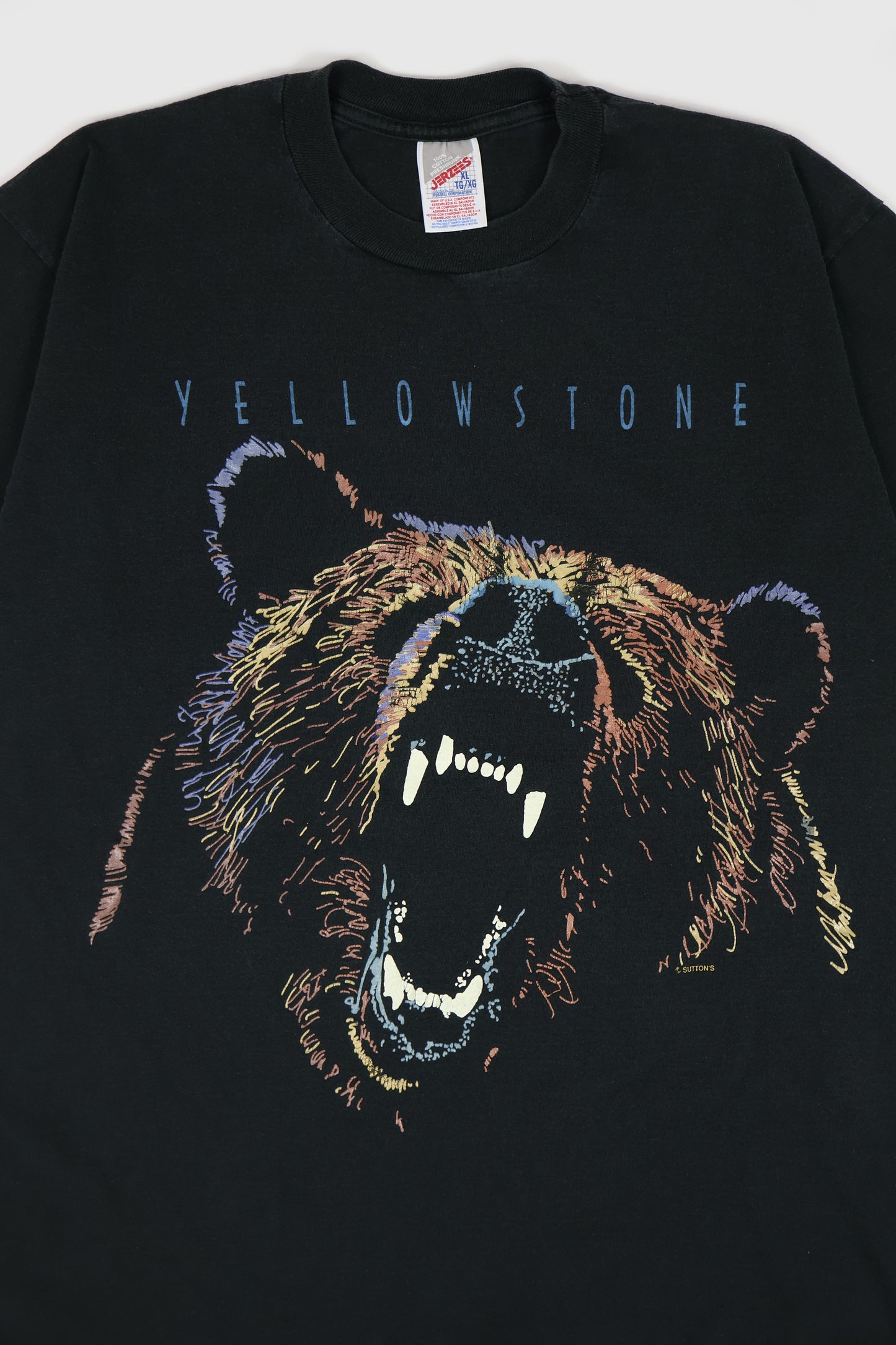 Vintage Yellowstone Bear Tee Image 1