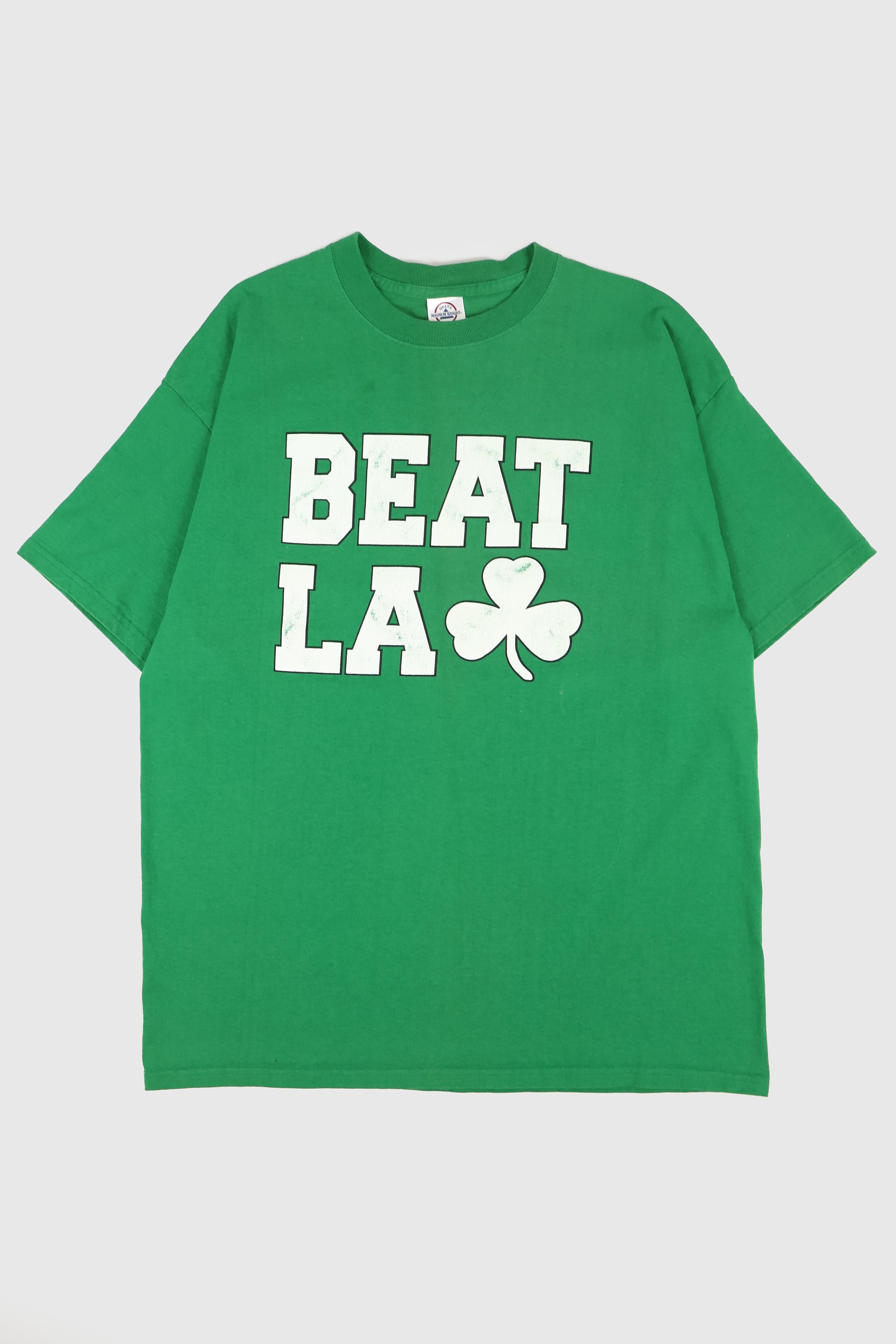 Vintage Boston Celtics Beat LA Tee Image 0