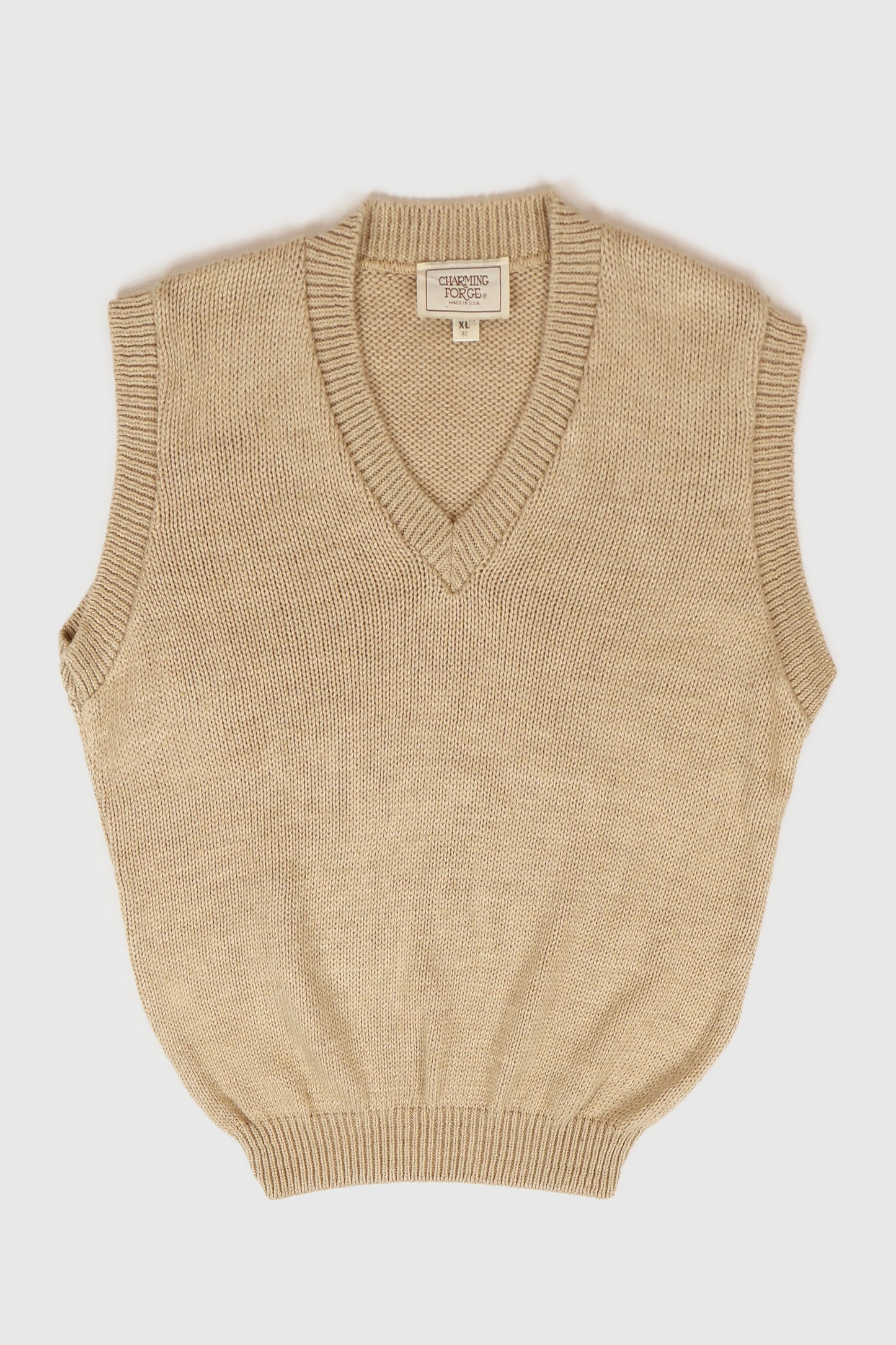 Vintage Beige Sweater Vest Image 0
