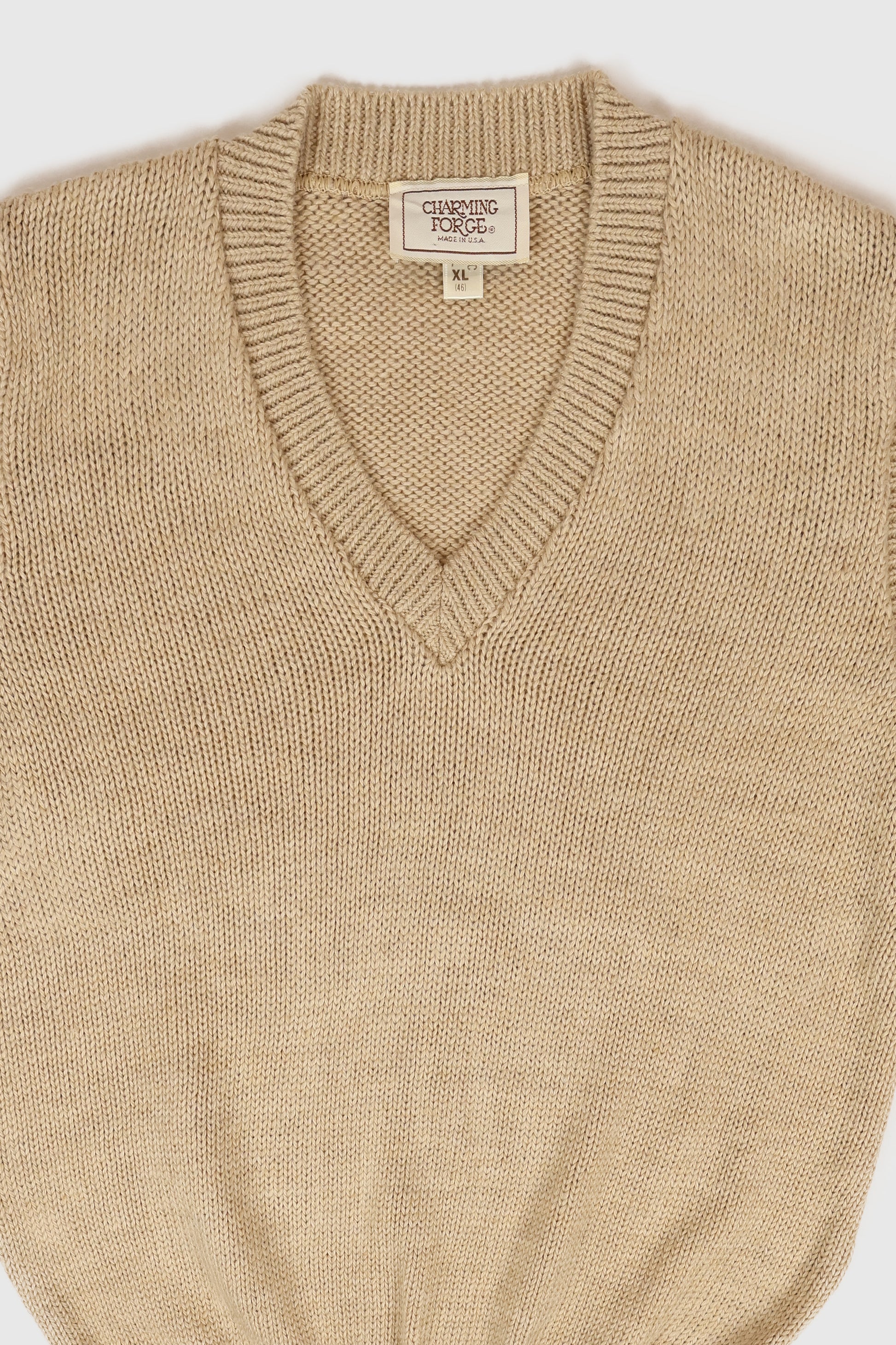 Vintage Beige Sweater Vest Image 1