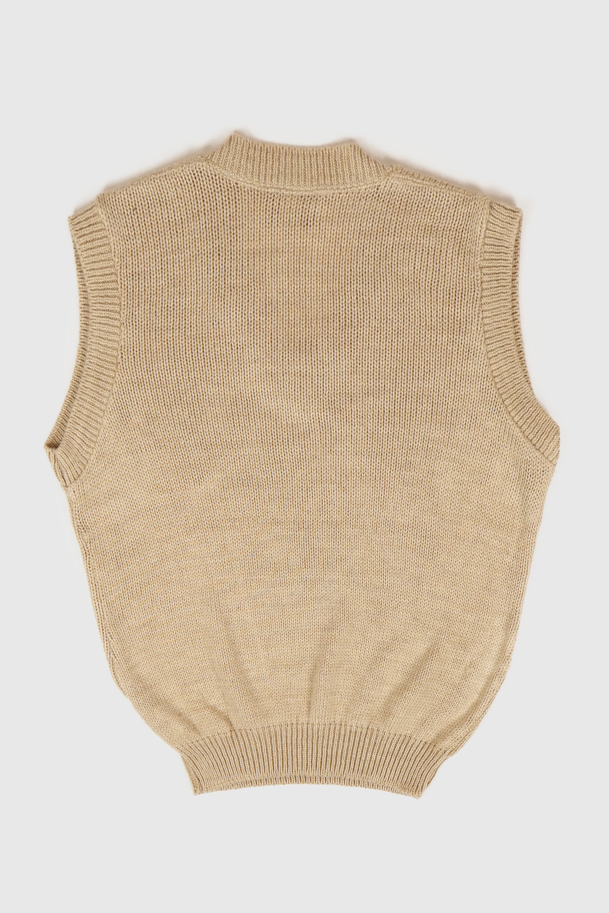 Vintage Beige Sweater Vest Image 3